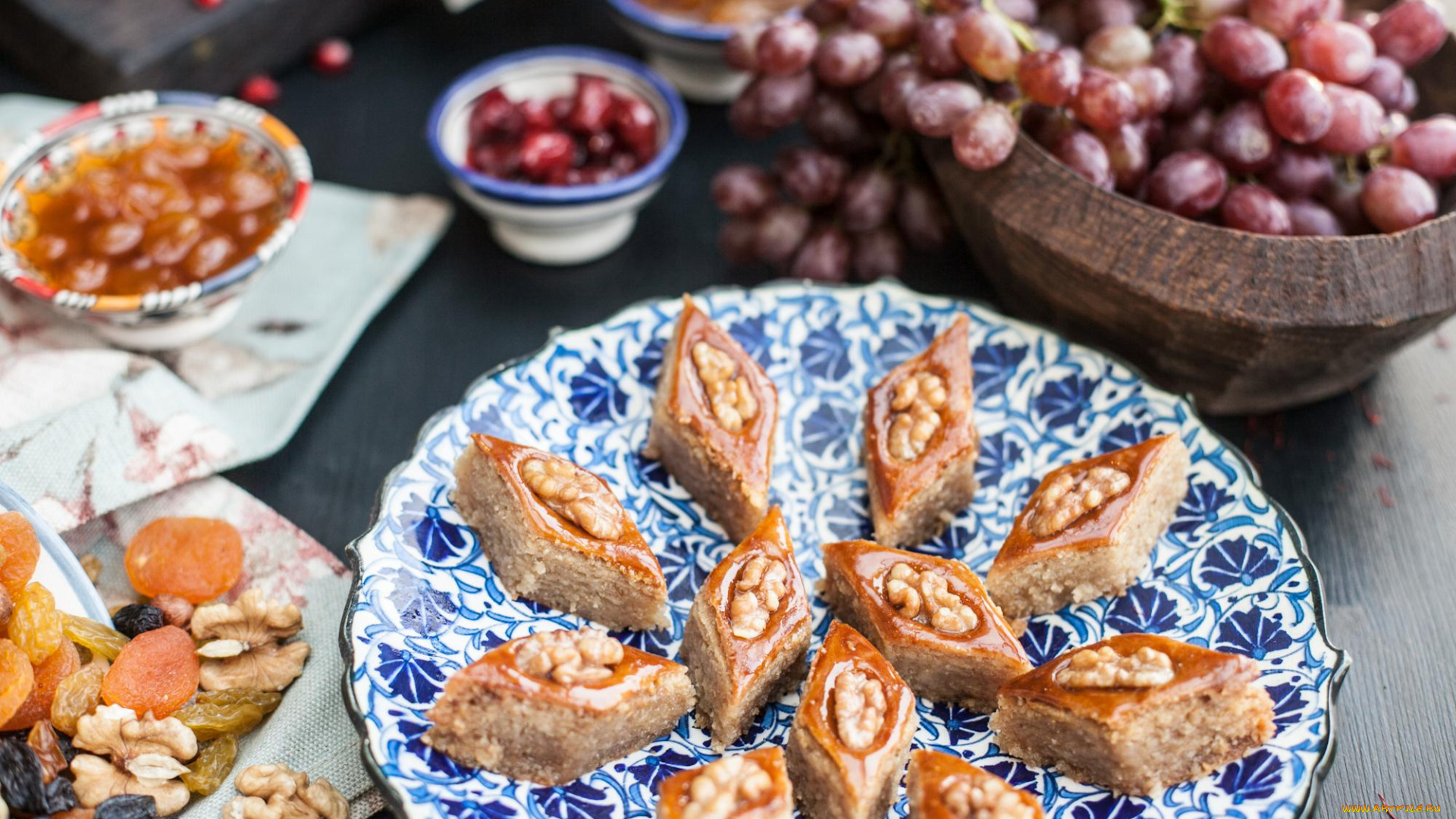 еда, пирожные, , кексы, , печенье, печенье, виноград, сладость