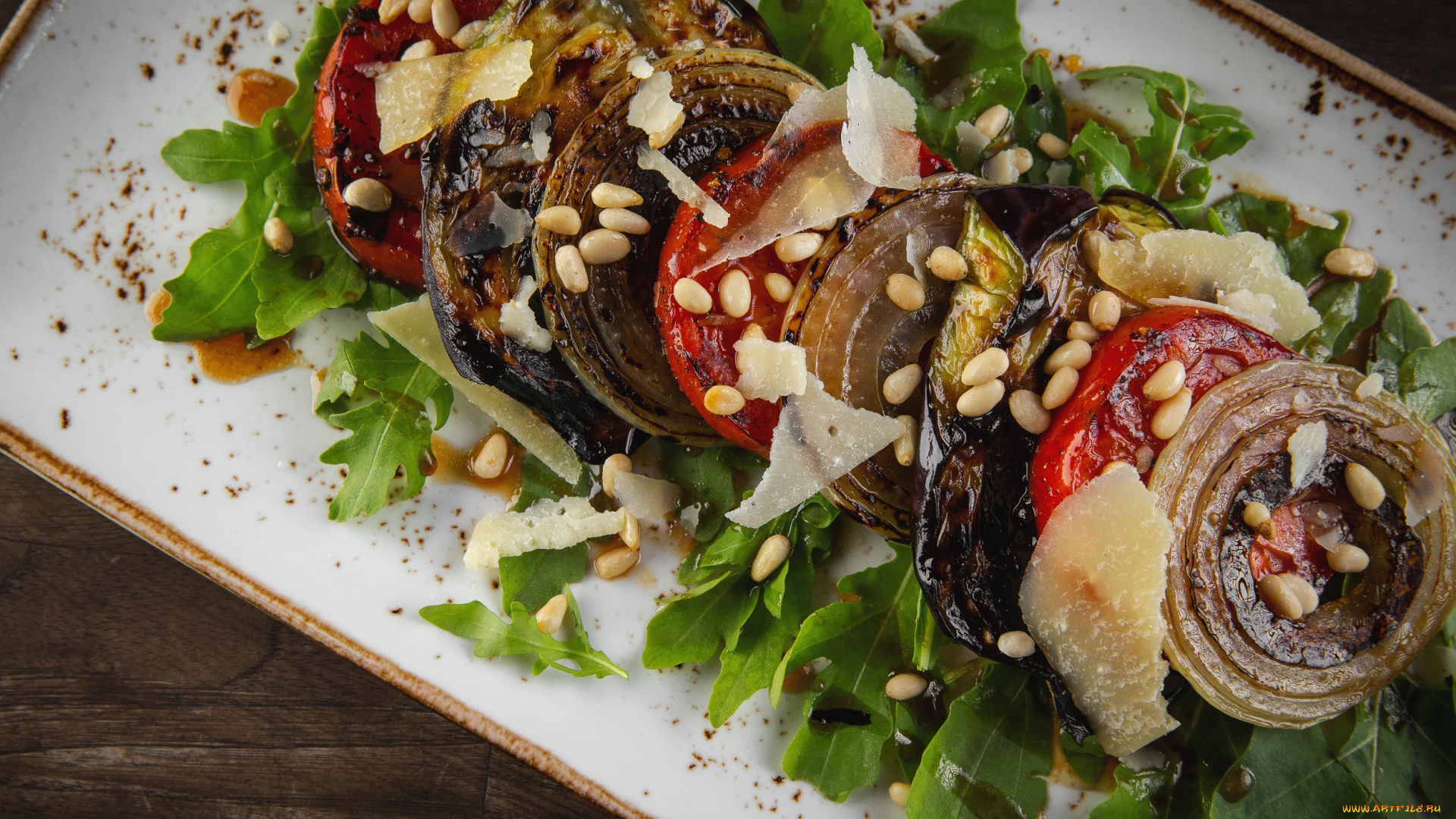 еда, салаты, , закуски, помидоры, лук, закуска, зелень