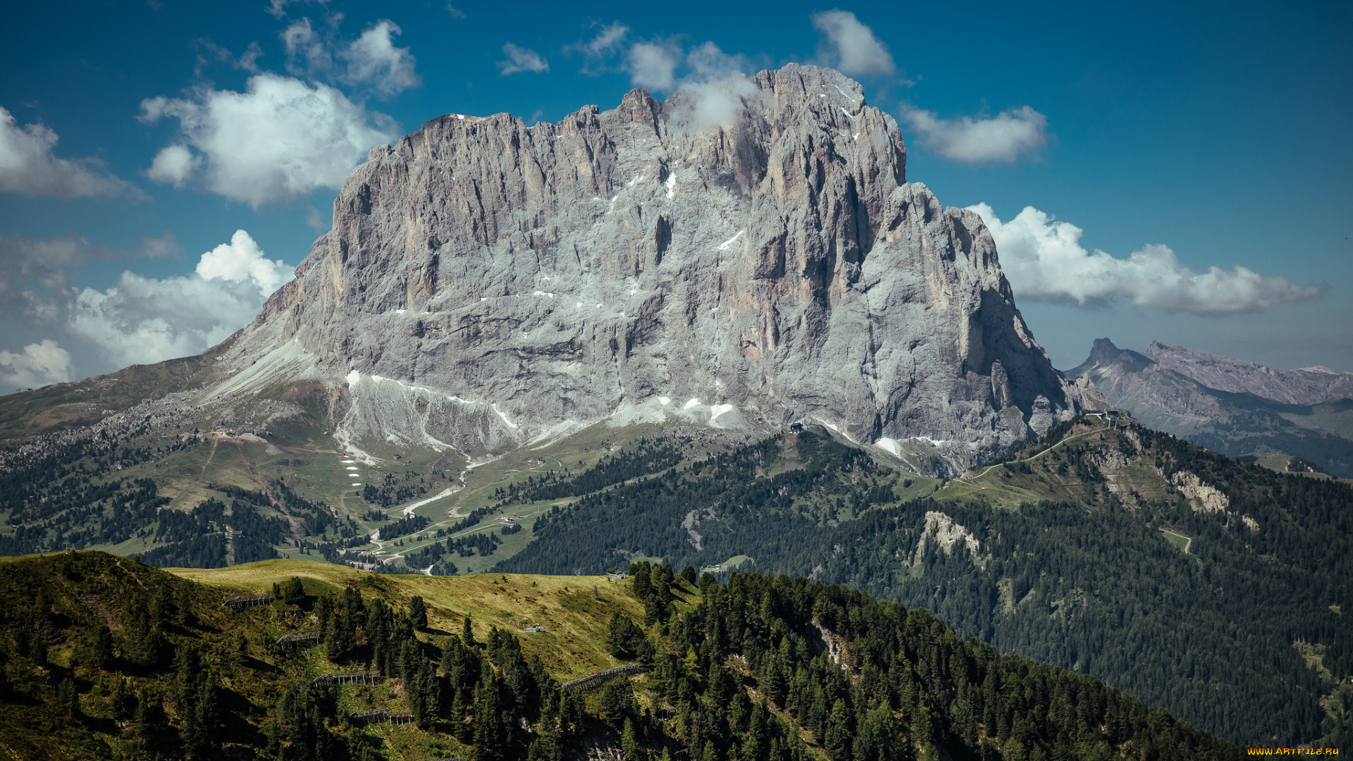 природа, горы, простор