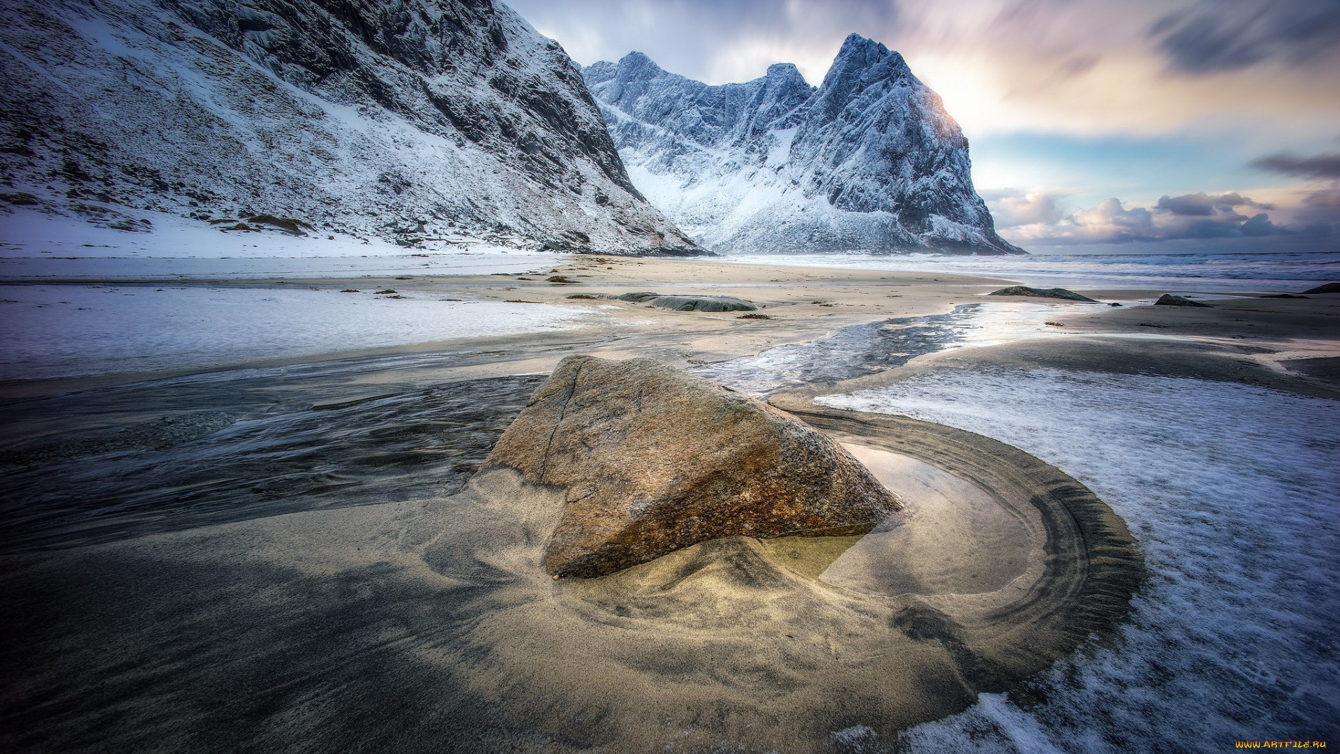 природа, побережье, берег, море