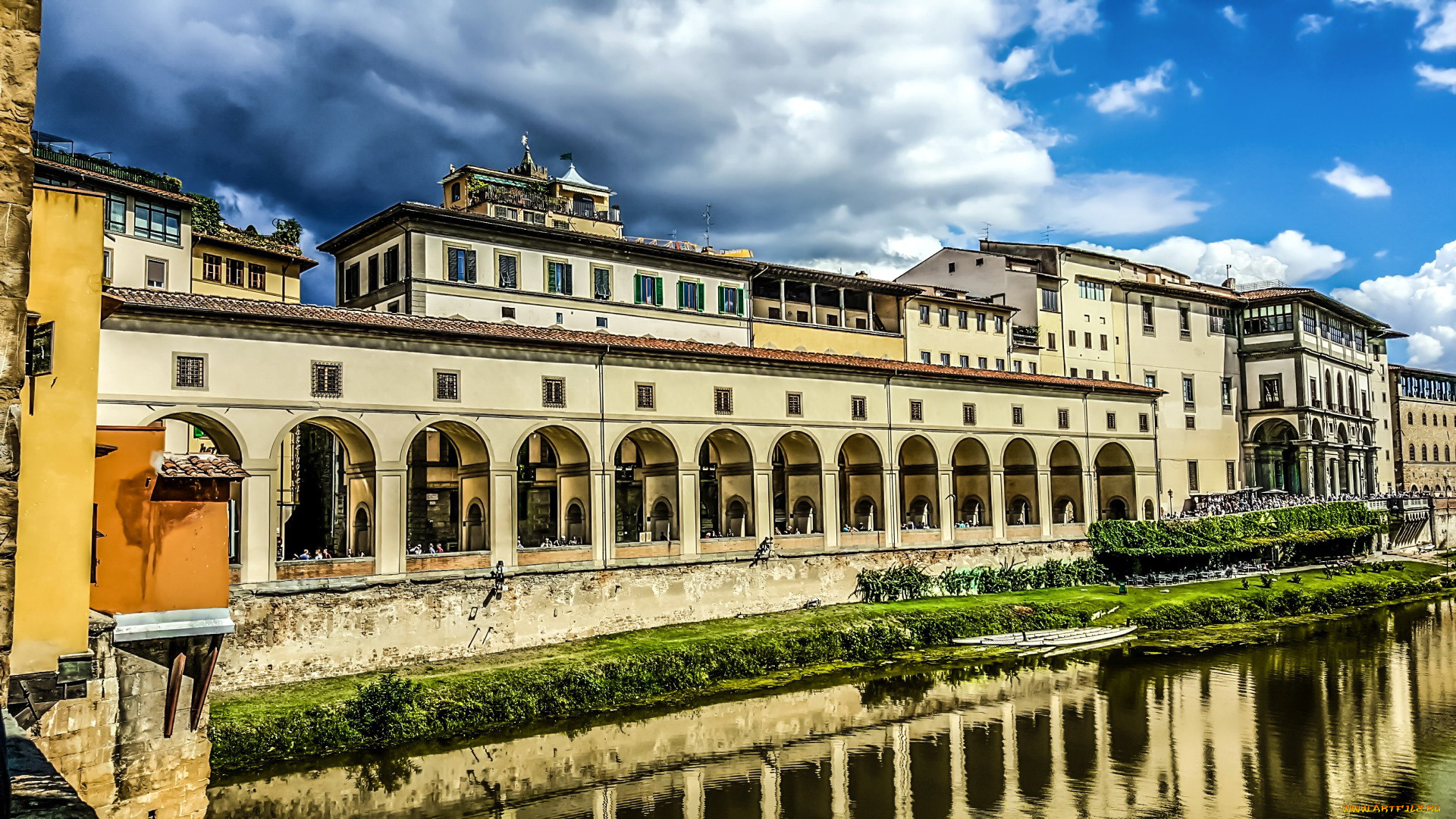 uffizi, gallery, города, флоренция, , италия, uffizi, gallery