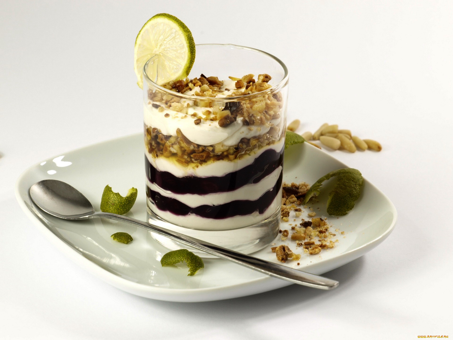 еда, мороженое, , десерты, орехи, десерт, лайм