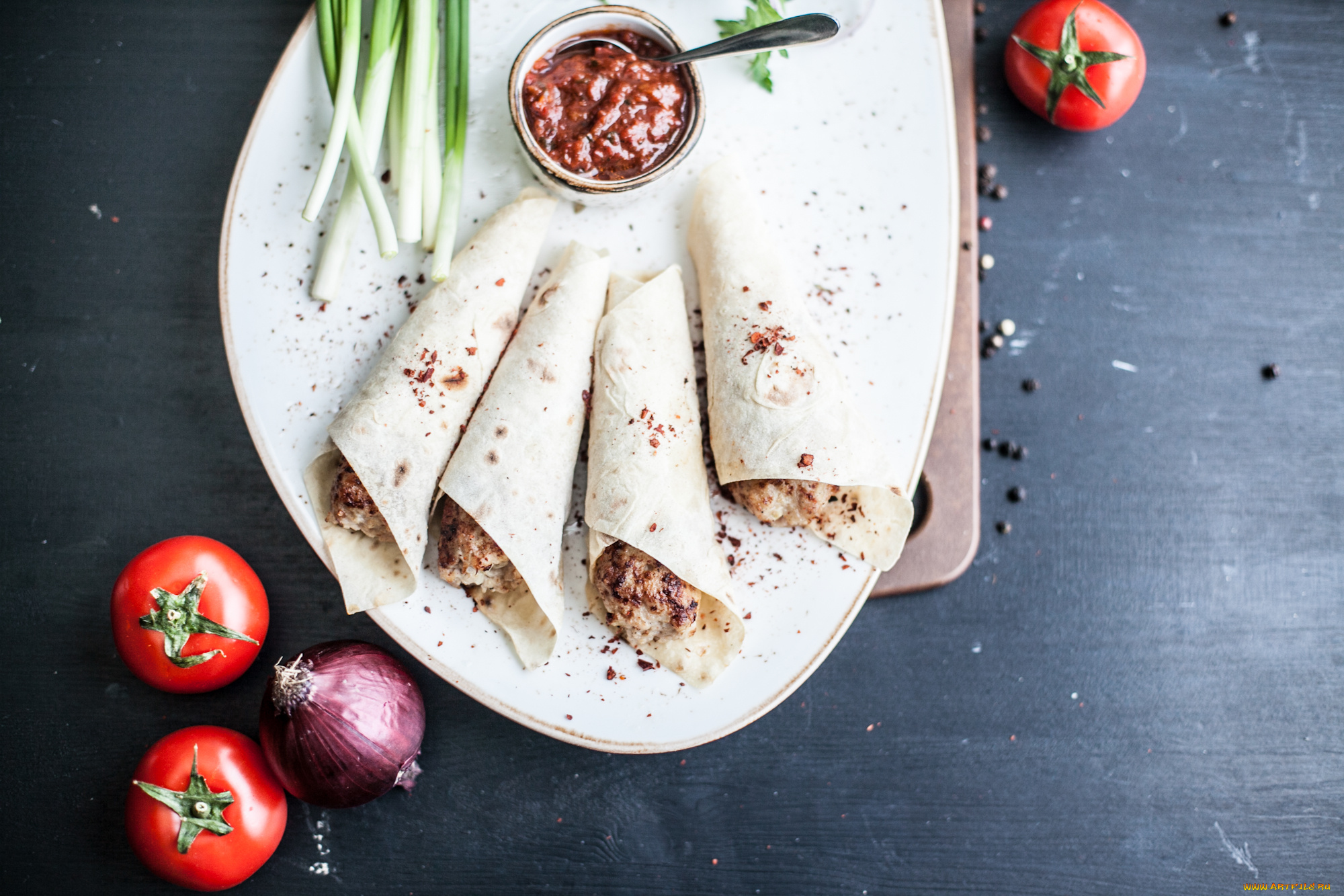 еда, салаты, , закуски, лаваш, начинка, помидор, закуска