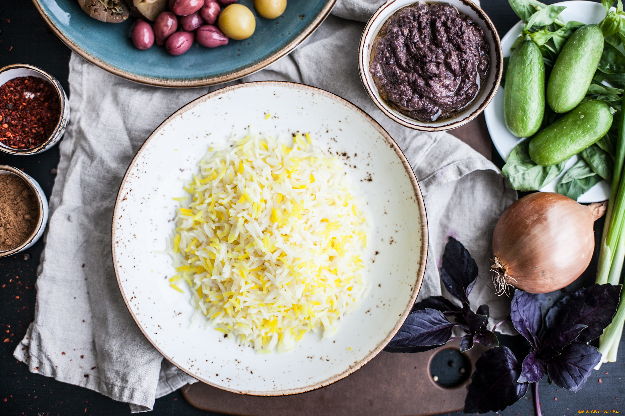 еда, сырные, изделия, зелень, лук, овощи, сыр