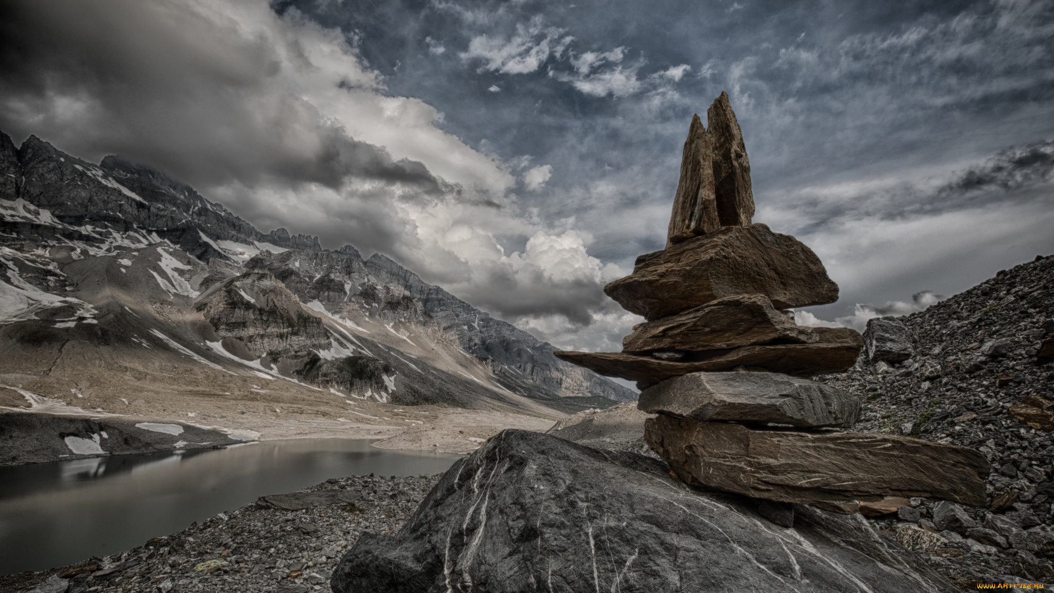 природа, горы, простор