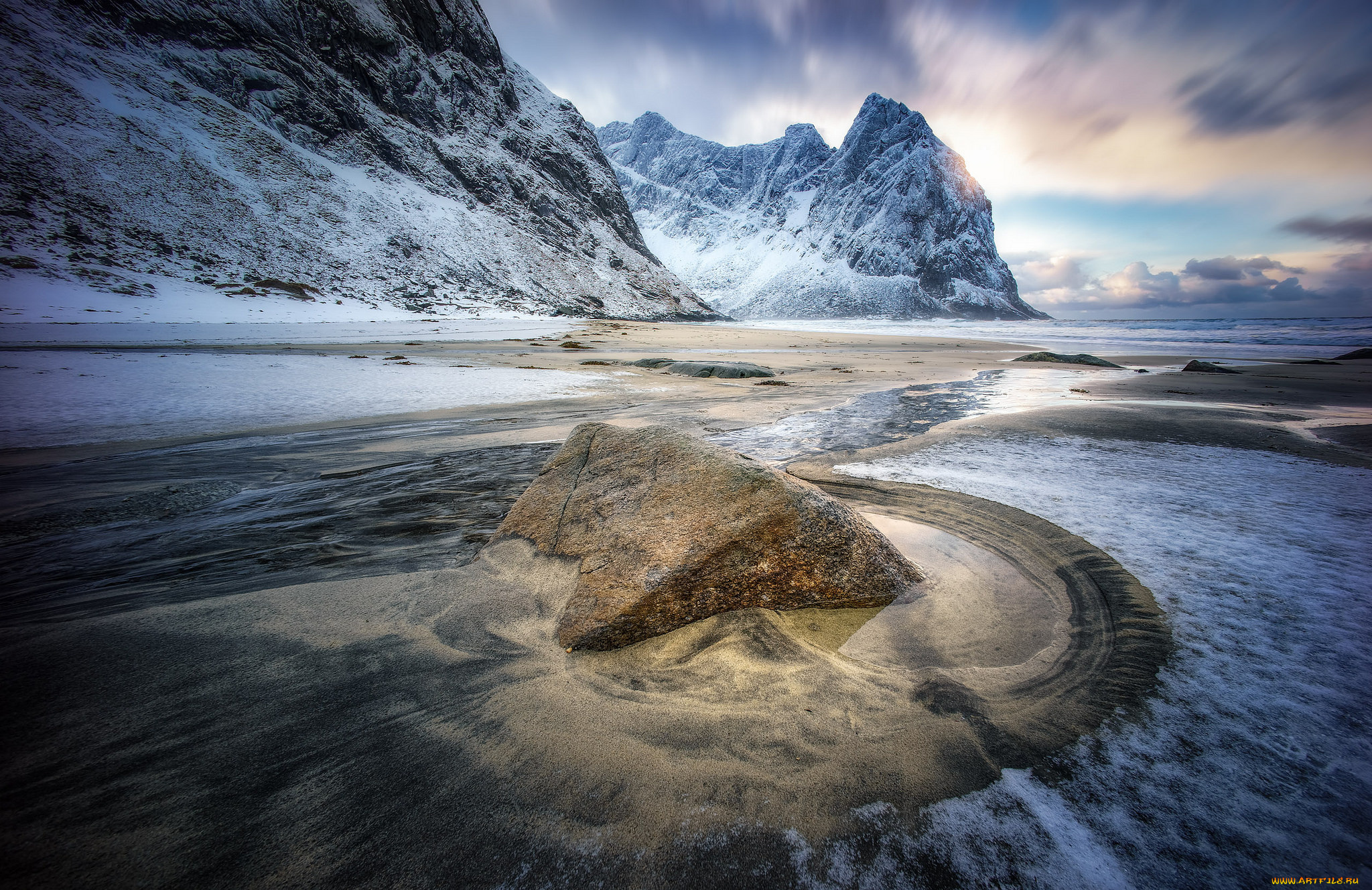 природа, побережье, берег, море