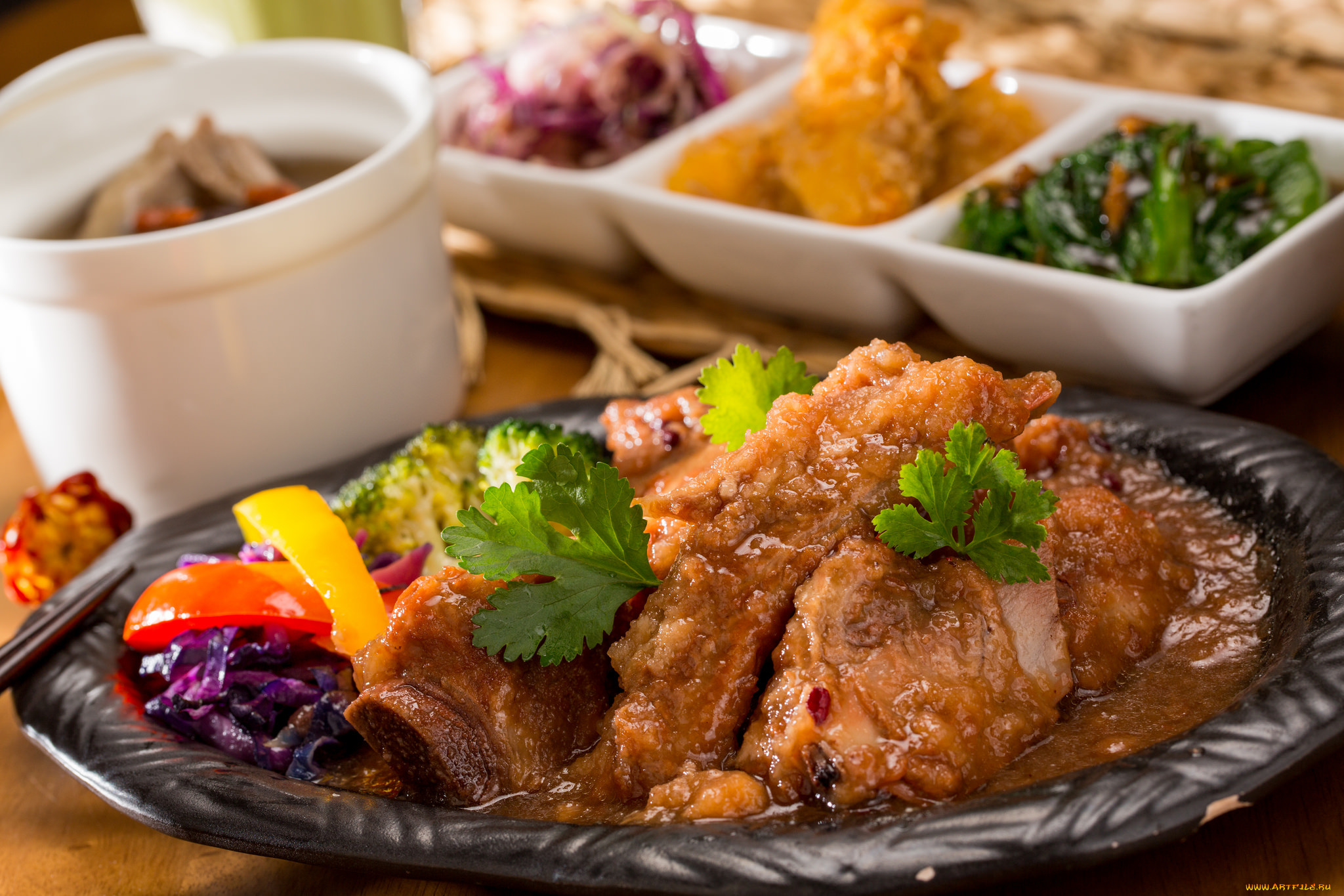 еда, мясные, блюда, кухня, китайская