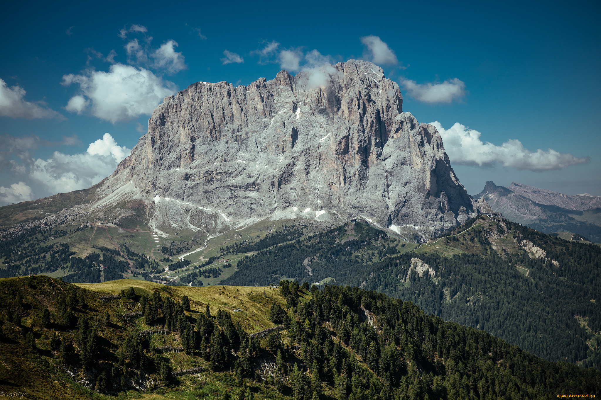 природа, горы, простор