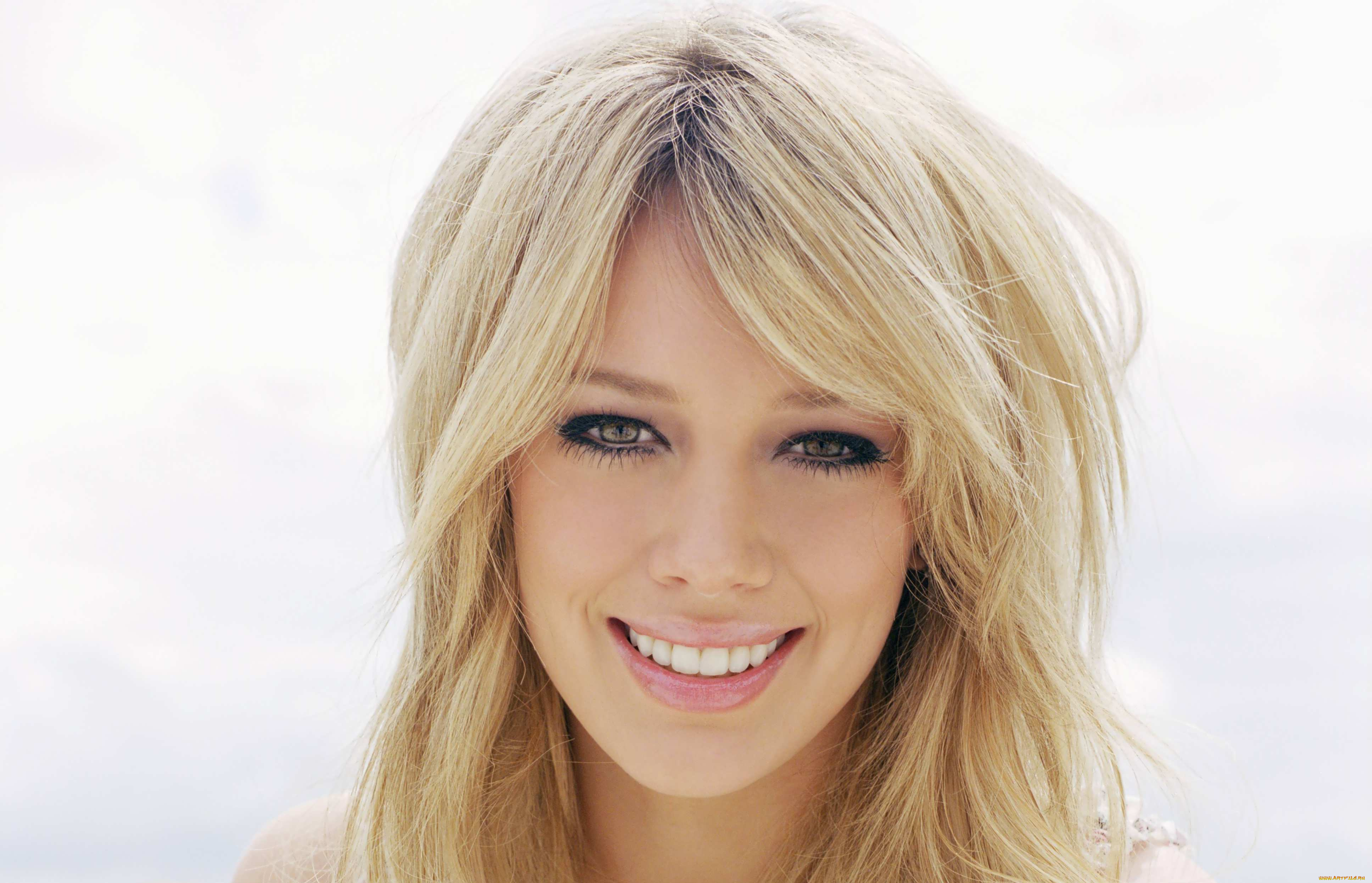 девушки, hilary, duff, улыбка, хиллари, дафф, лицо, блондинка, актриса