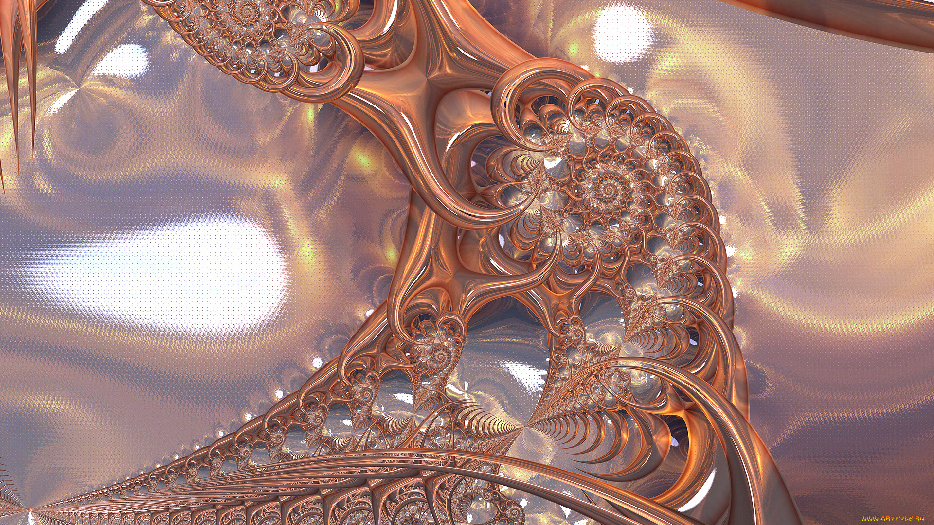 3д, графика, фракталы, , fractal, цвет, фон, узоор