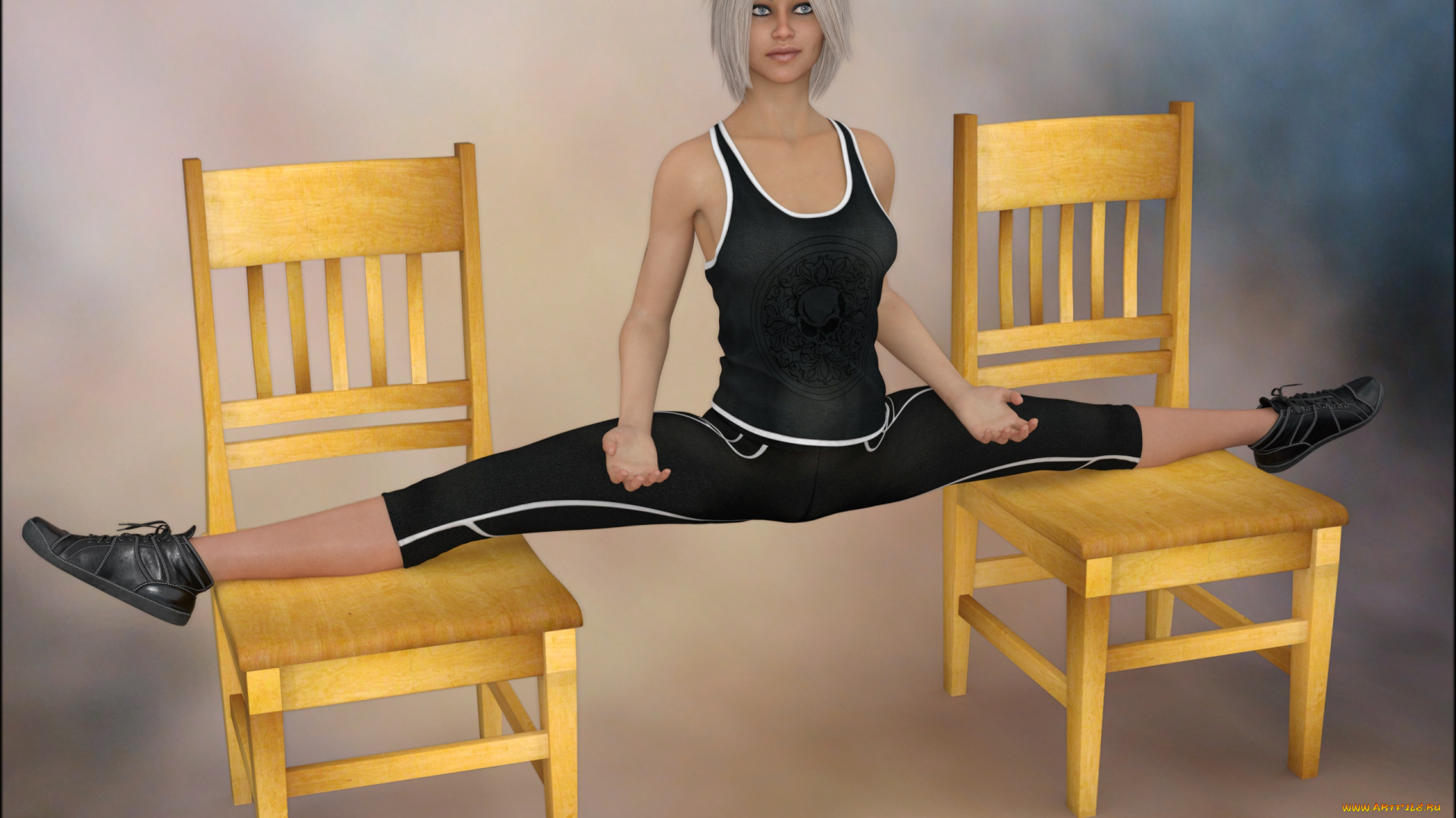 3д, графика, люди, , people, фон, взгляд, девушка