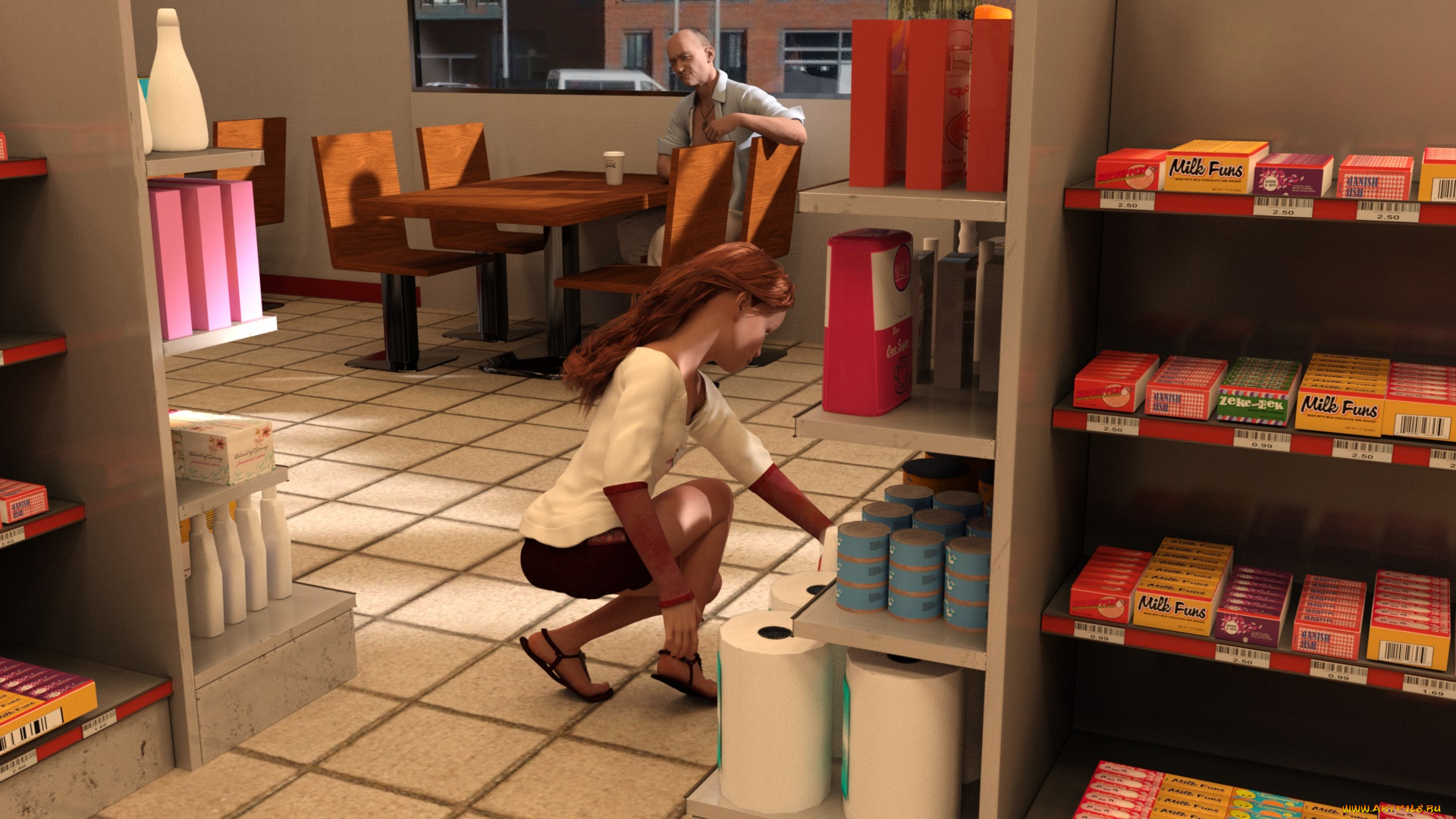 3д, графика, люди, , people, фон, взгляд, девушка