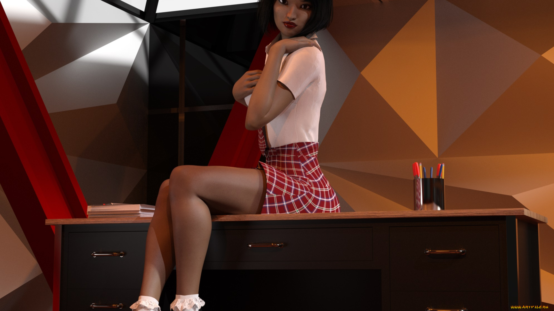 3д, графика, люди, , people, фон, взгляд, девушка