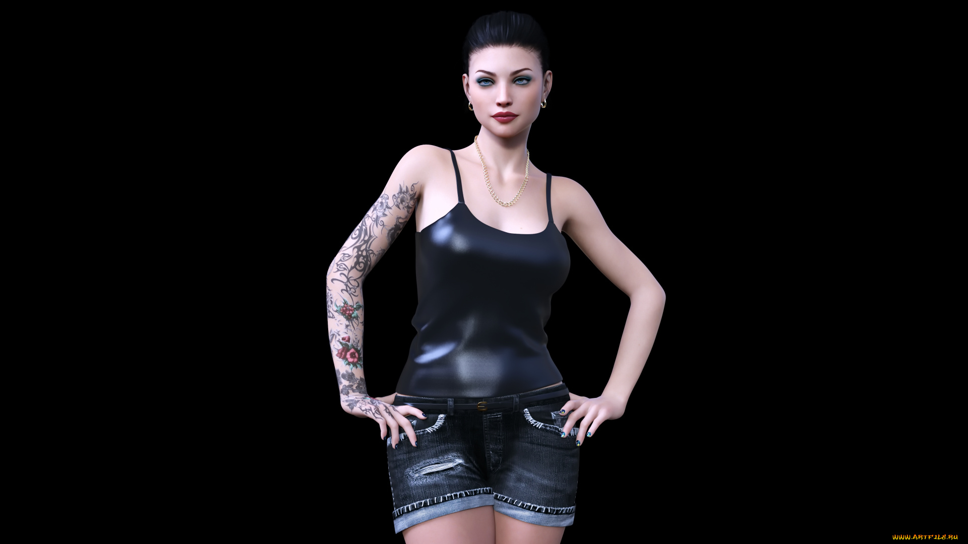 3д, графика, люди, , people, взгляд, девушка, фон