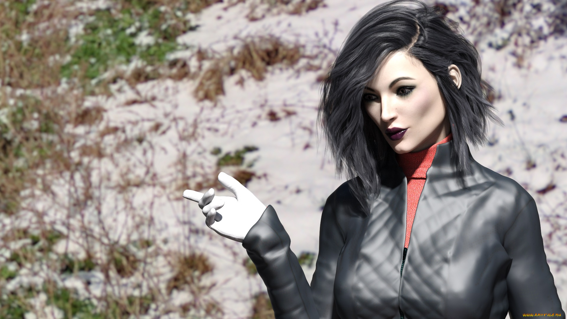 3д, графика, люди, , people, взгляд, фон, девушка