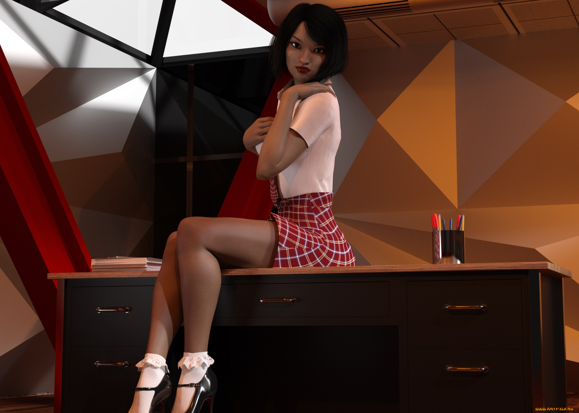 3д, графика, люди, , people, фон, взгляд, девушка