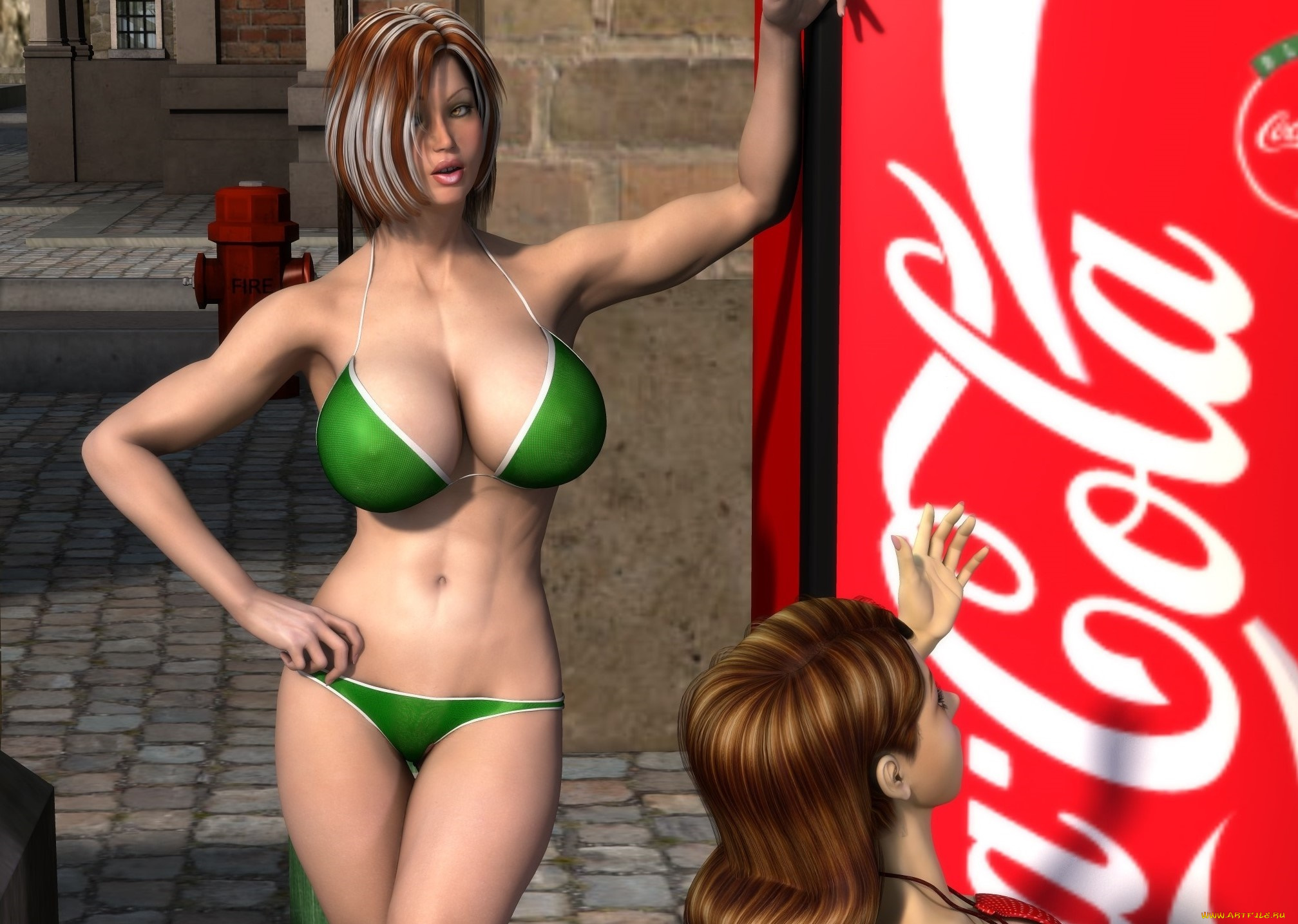 3д, графика, люди, , people, взгляд, девушка, фон