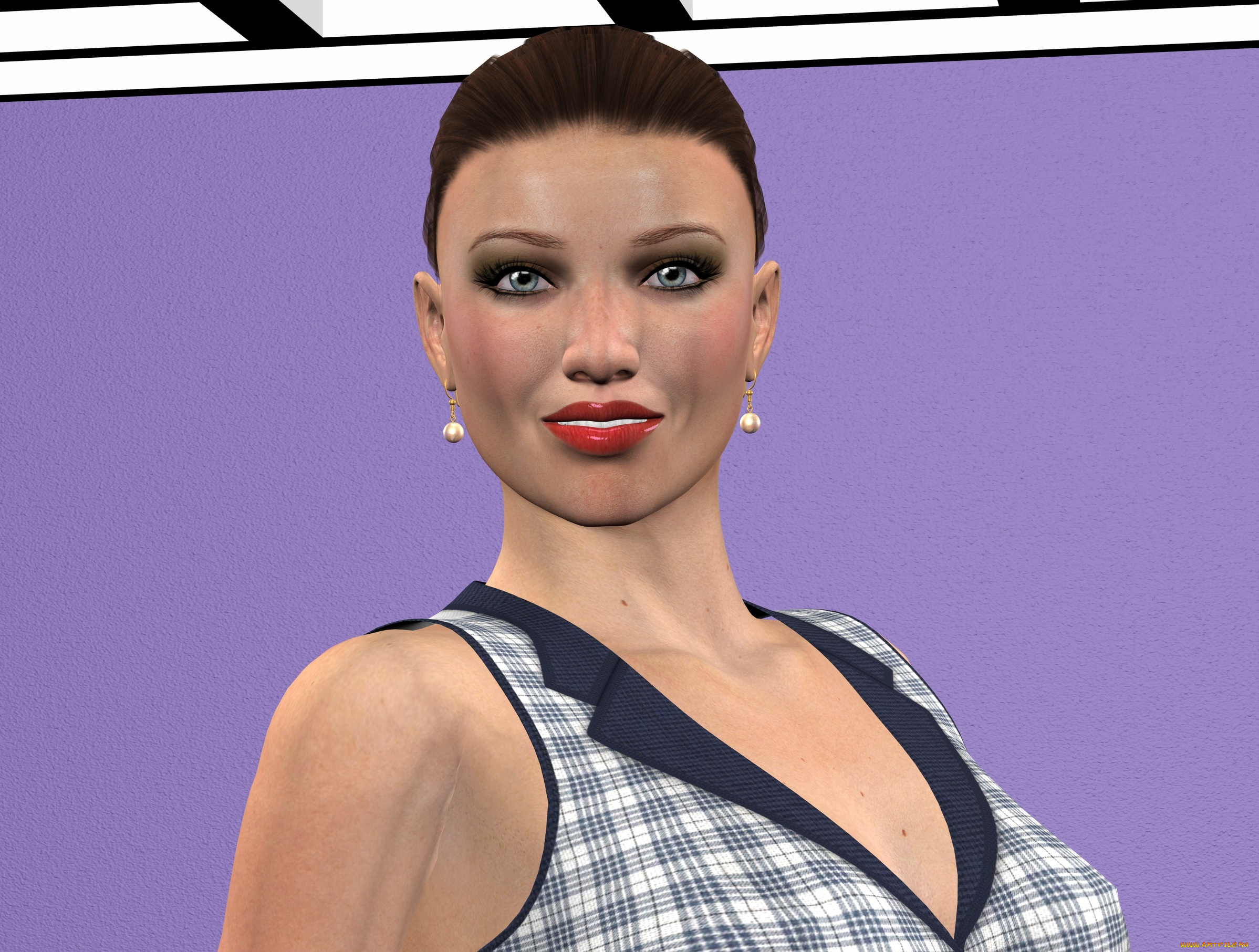 3д, графика, портрет, , portraits, взгляд, фон, девушка