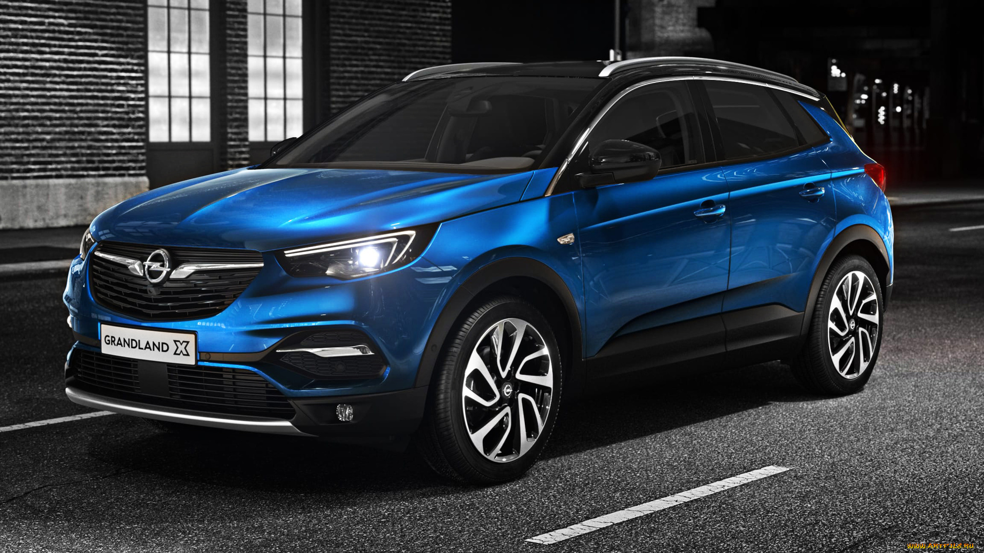 2019, opel, grandland, x, автомобили, opel, grandland, x, немецкие, кроссовер, новинки, авто, синий, 2019, вид, спереди, внешность, компактный