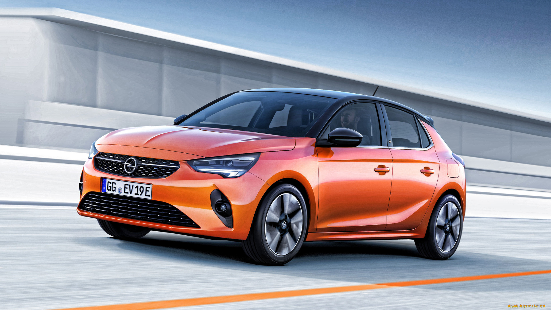 2020, opel, corsa-e, автомобили, opel, электромобиль, corsa-e, 2020, немецкие, оранжевый, новинки, хэтчбек