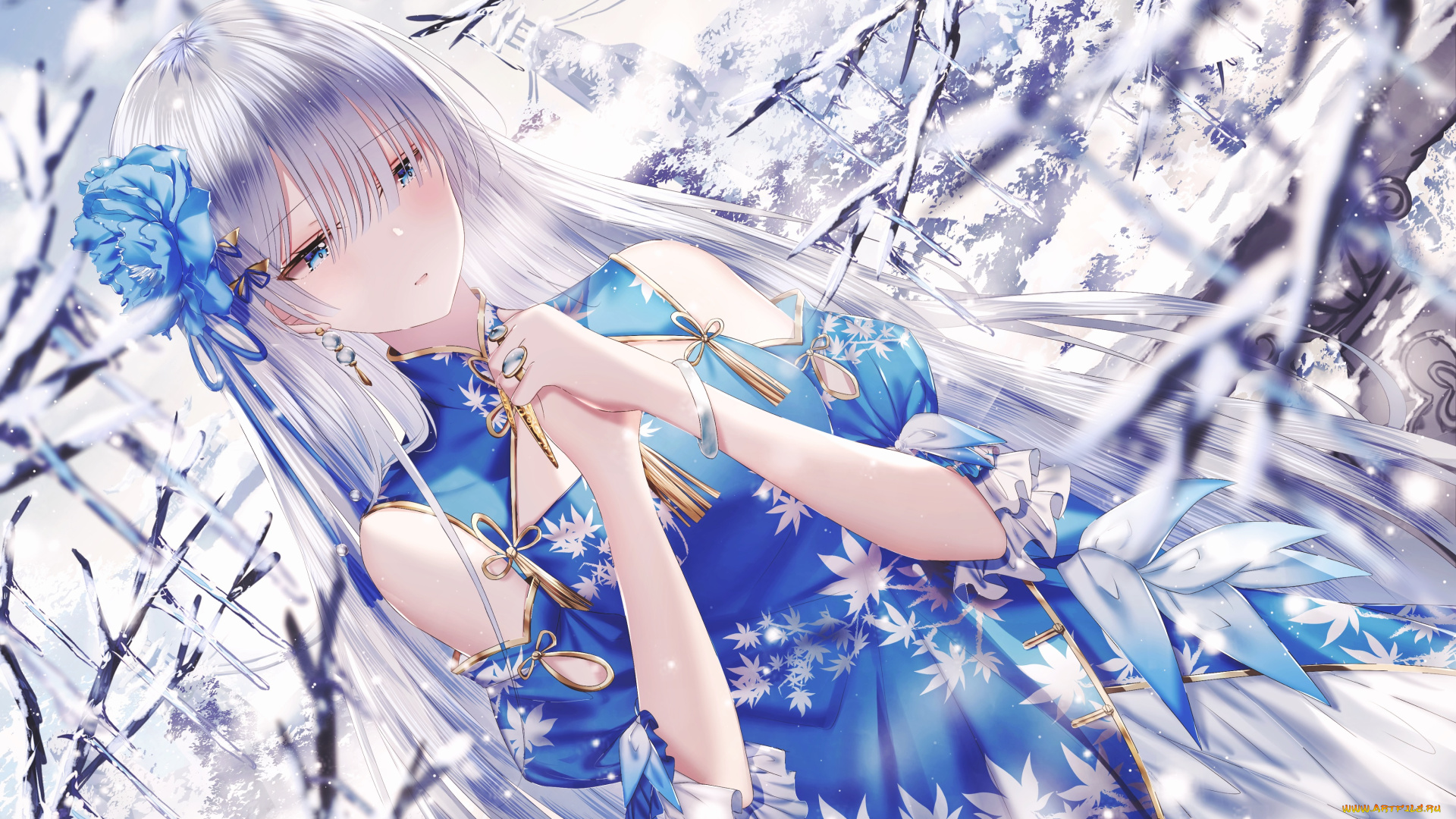 аниме, fate, stay, night, , grand, order, , apocrypha, фон, взгляд, девушка