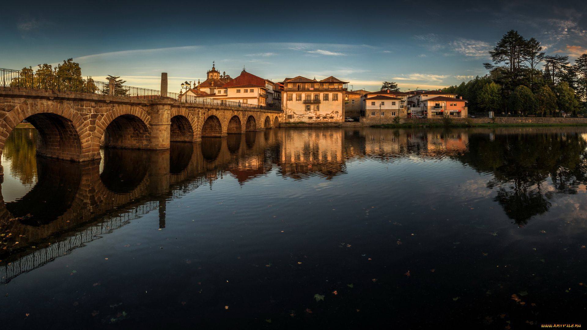 chaves, portugal, города, -, мосты