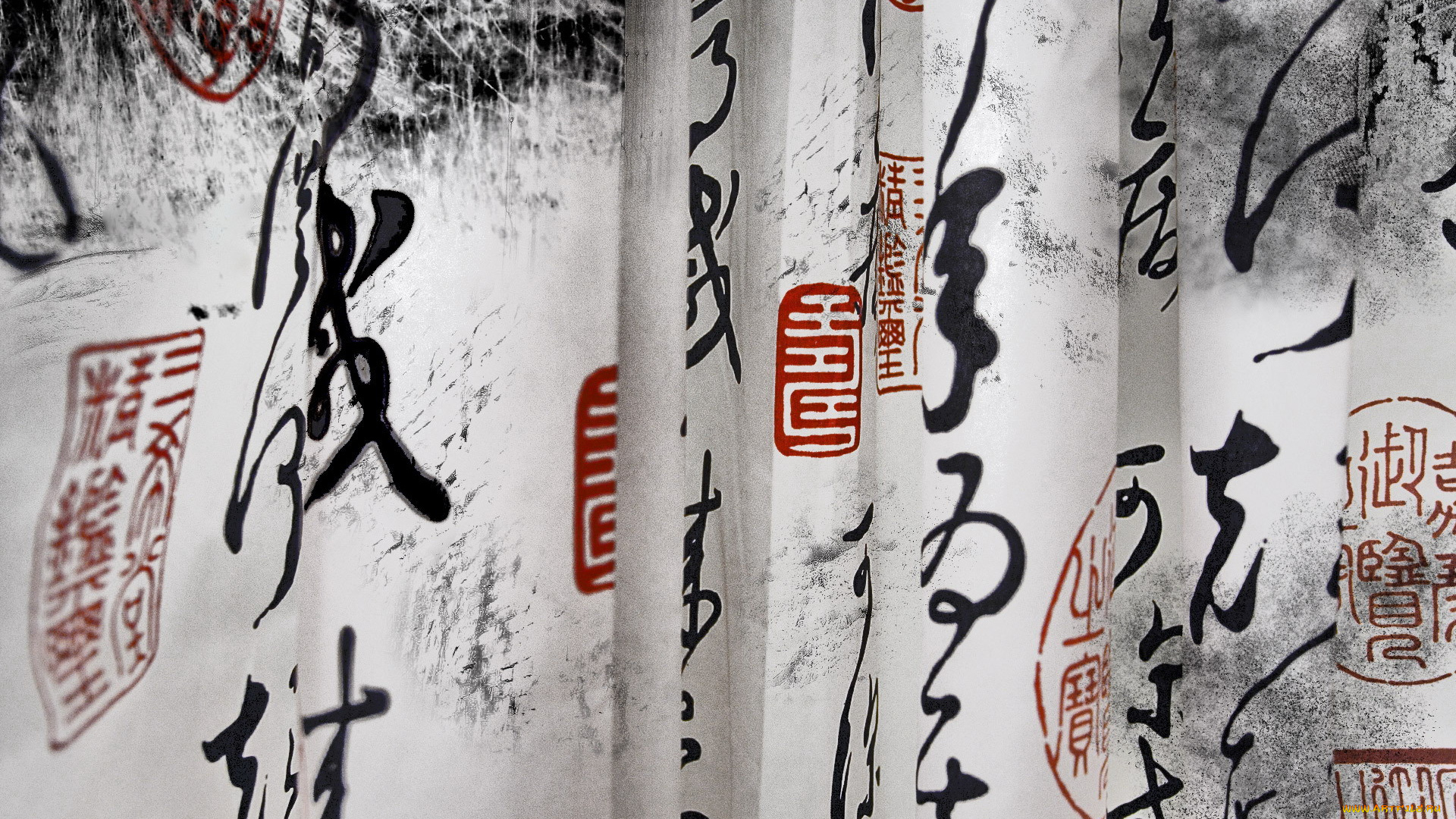 разное, текстуры, иероглифы