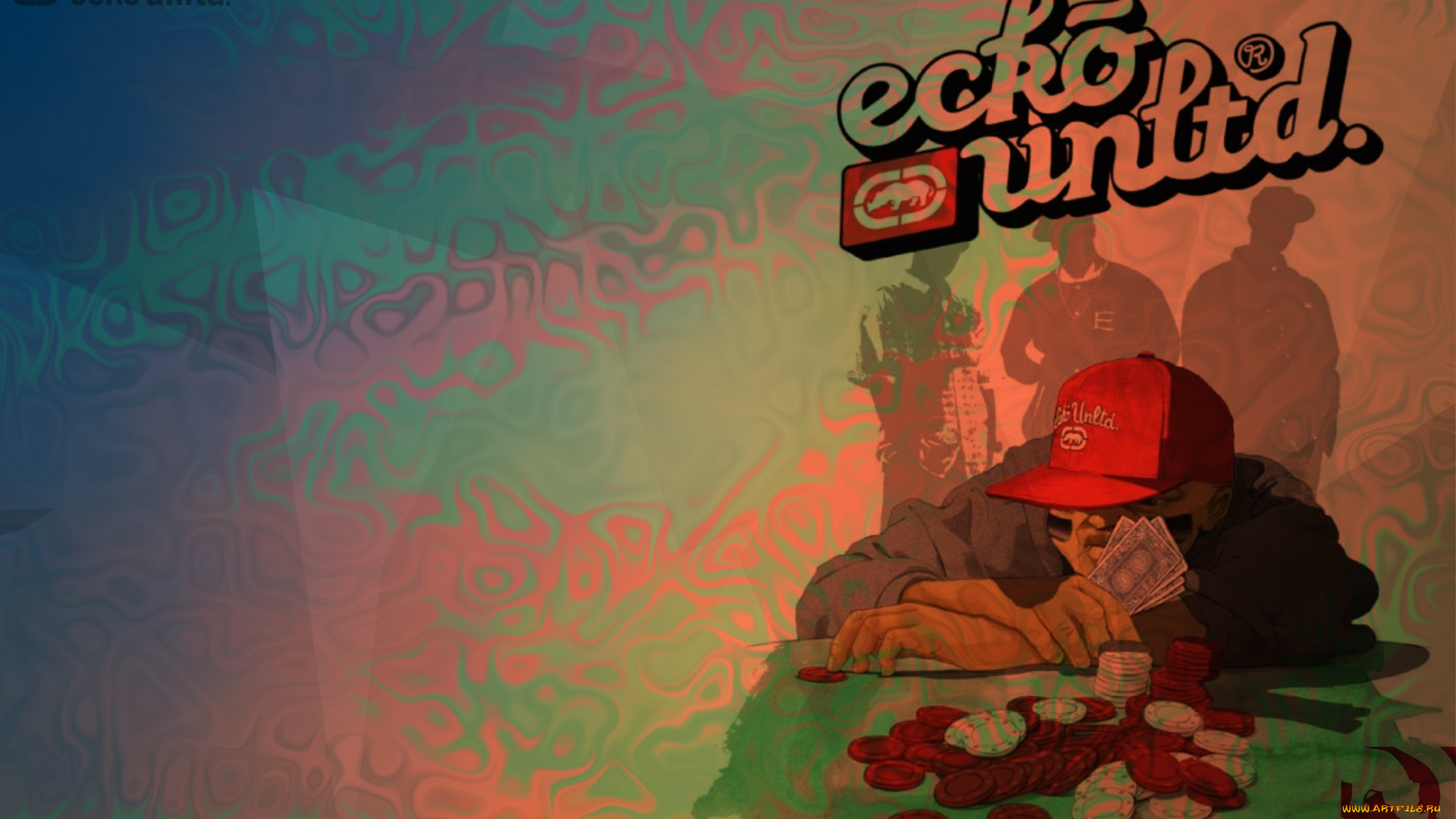 бренды, -, другое, бренд, ecko, artwork, деньги, одежда, аксессуары, для, мужчин