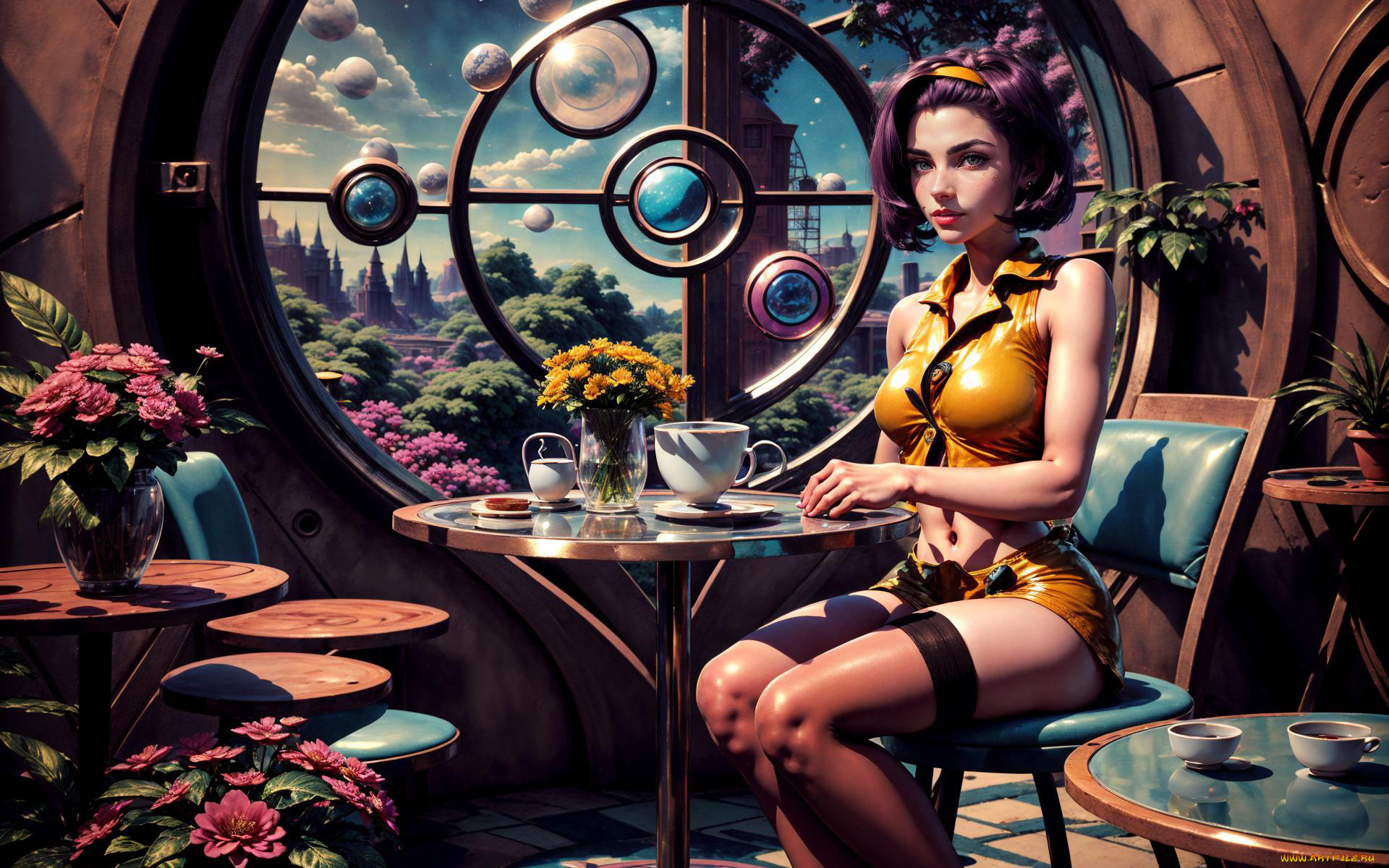 фэнтези, девушки, нейросети, графика, нейроарт, ai, art, нейронные, сети, рисунки, нейро, искусство