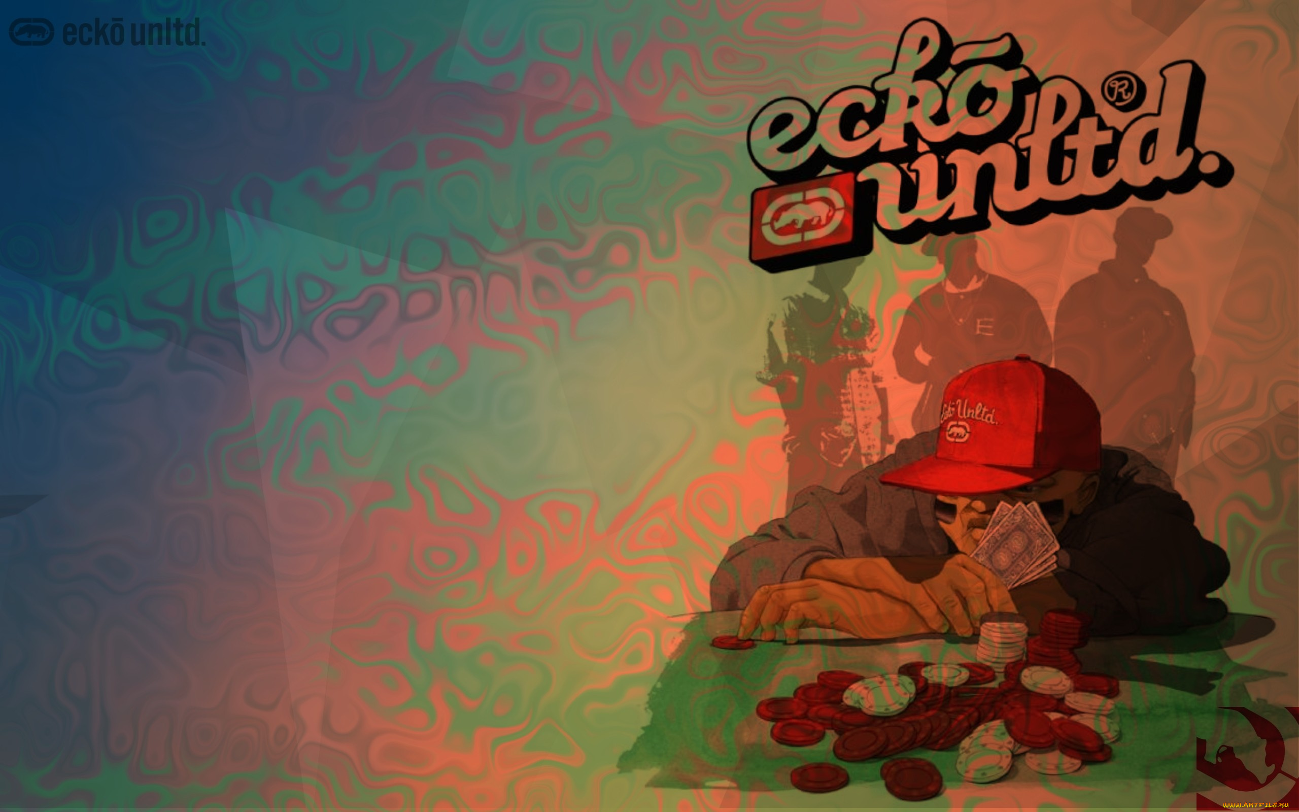 бренды, -, другое, бренд, ecko, artwork, деньги, одежда, аксессуары, для, мужчин