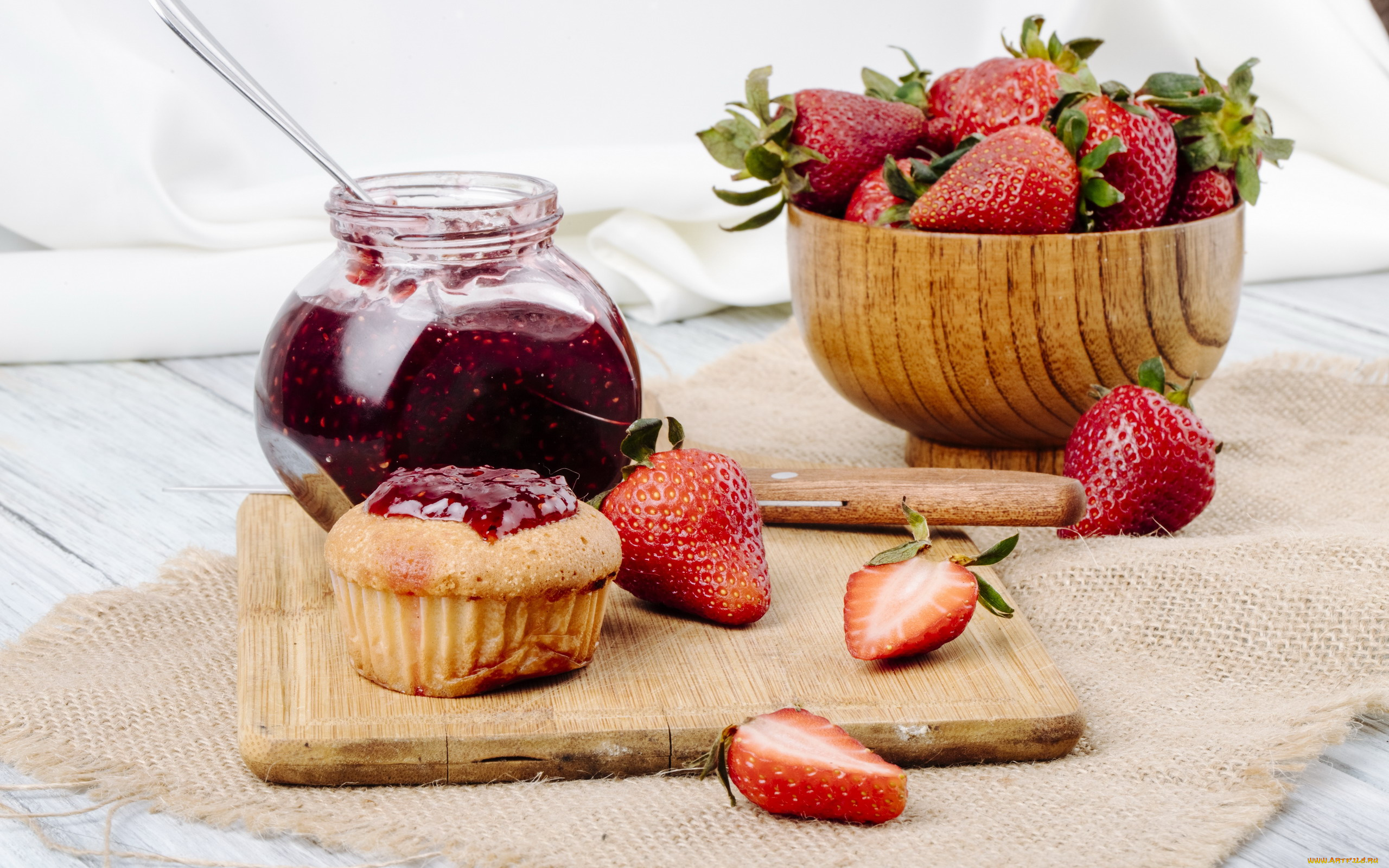 еда, мёд, , варенье, , повидло, , джем, клубника, варенье, клубничное, ягоды, кекс