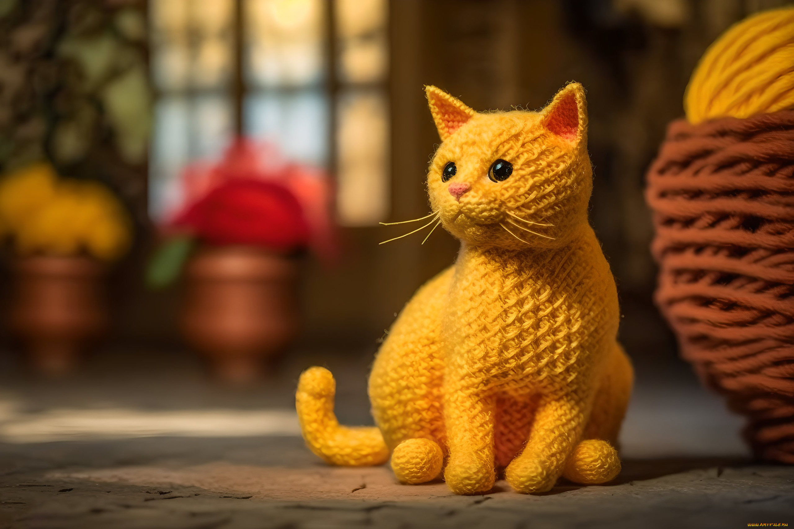 разное, ремесла, , поделки, , рукоделие, нейросети, графика, нейроарт, ai, art, нейронные, сети, рисунки, нейро, искусство, вязаный, кот