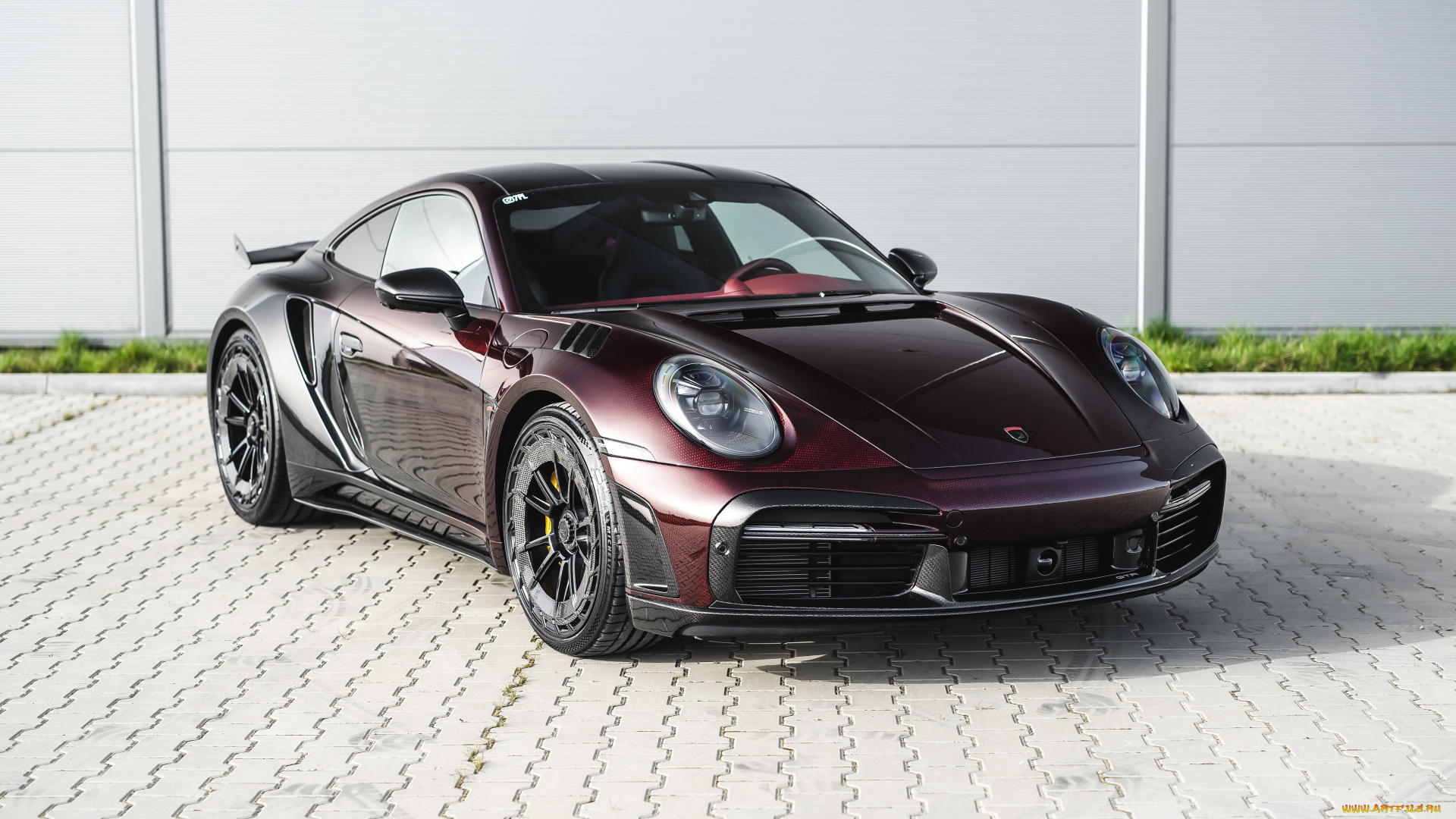 автомобили, porsche, 911, turbo-s, stinger, gtr, stealth, edition, top, car