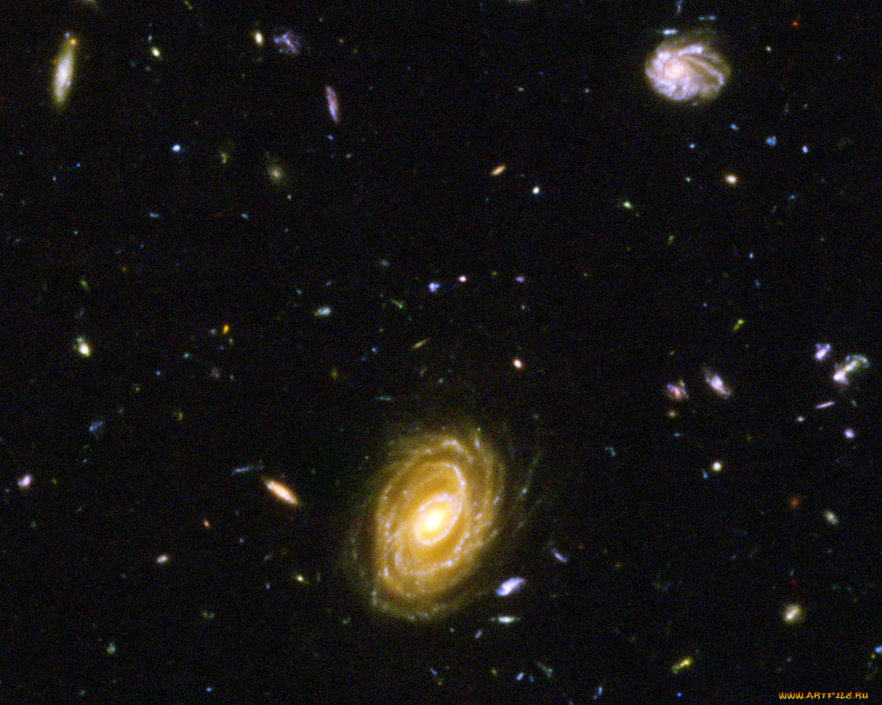 космос, галактики, туманности