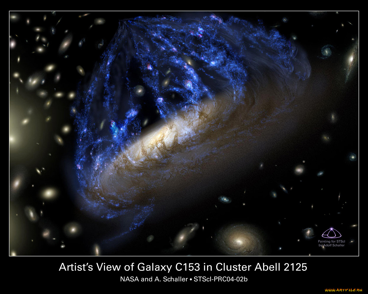 космос, галактики, туманности