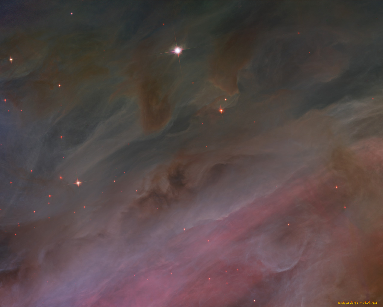 космос, галактики, туманности