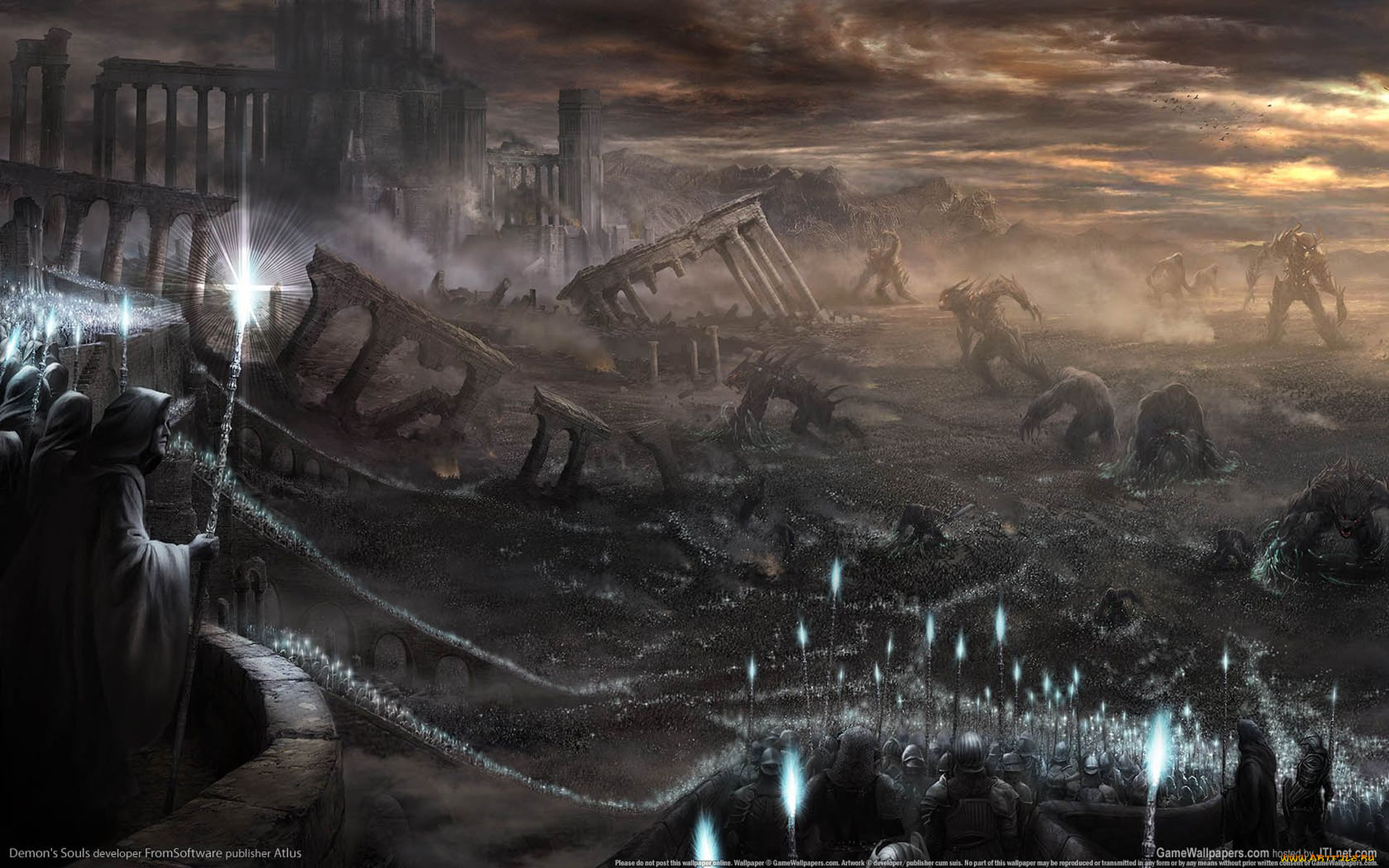 видео, игры, demon`s, souls