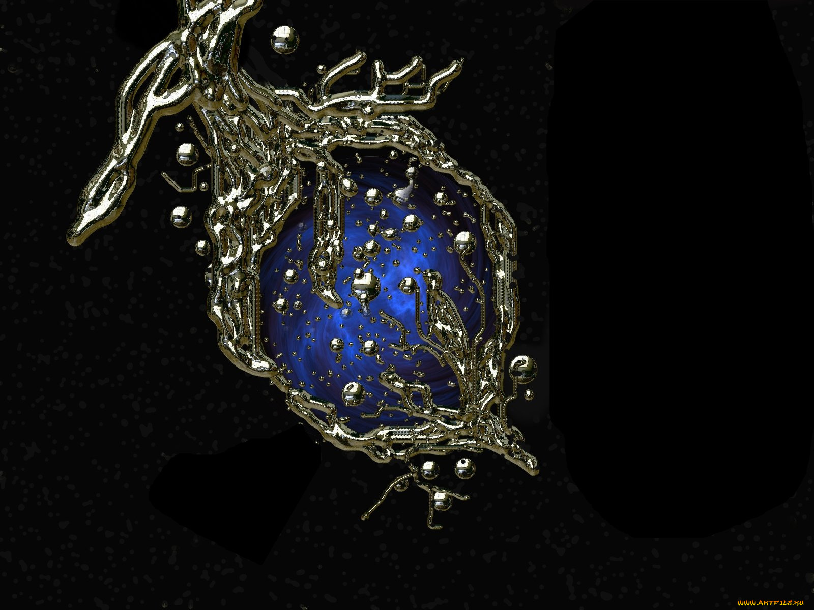 3д, графика, другое, плод, ветка