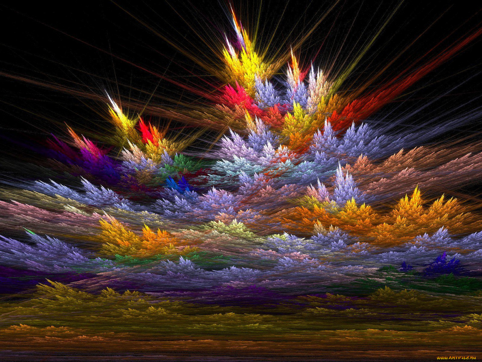 3д, графика, fractal, фракталы, абстракция