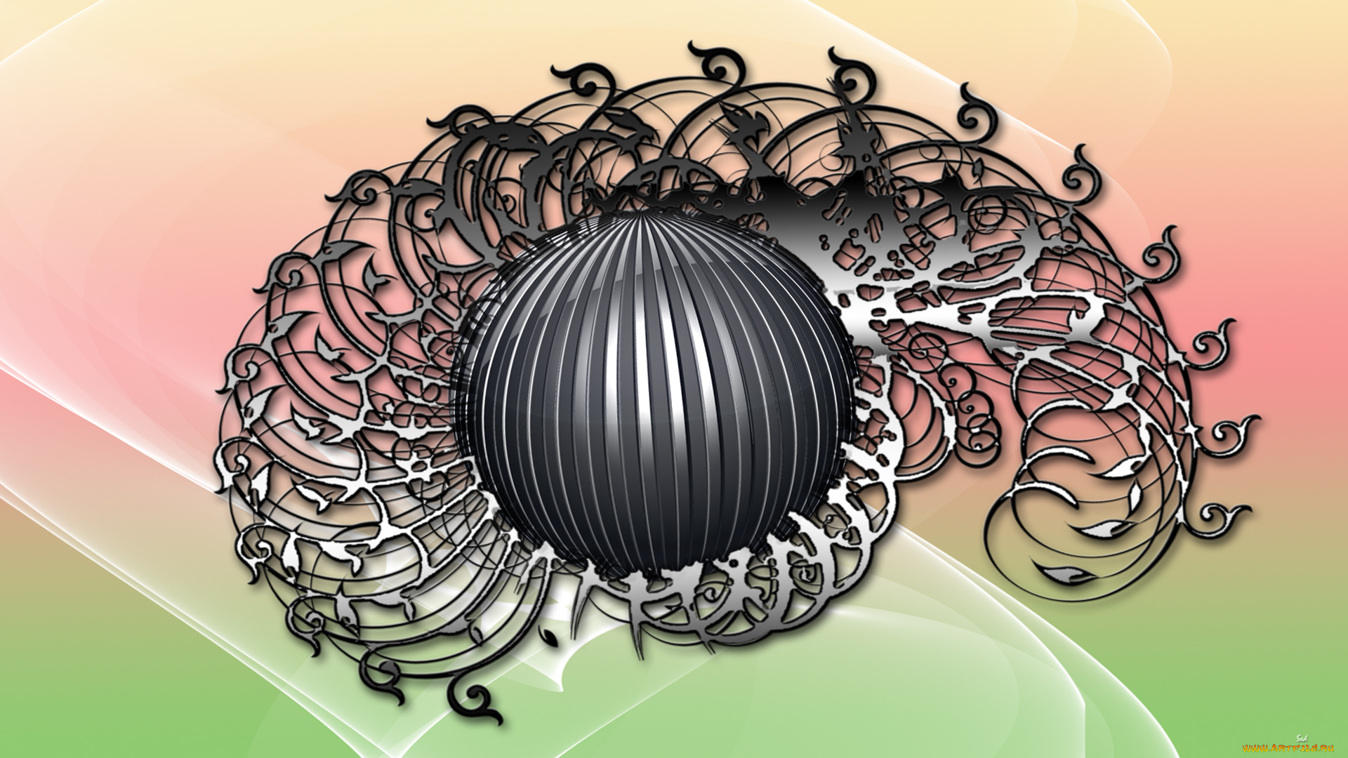 3д, графика, fractal, фракталы, фрактал