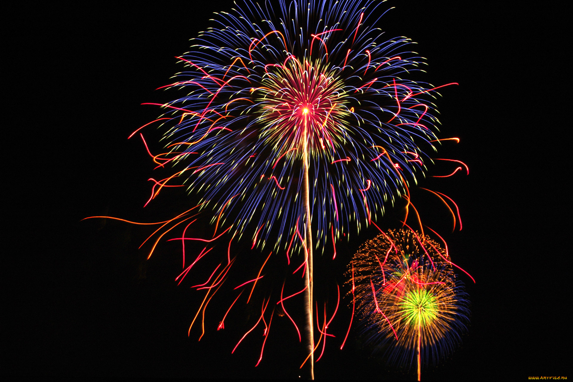 разное, салюты, фейерверки, салют