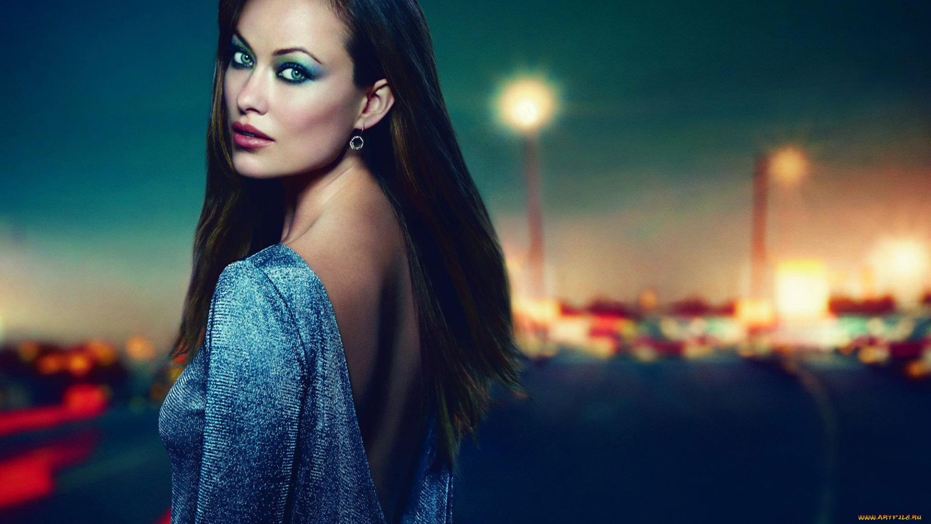 Olivia, Wilde, девушки, , , огни