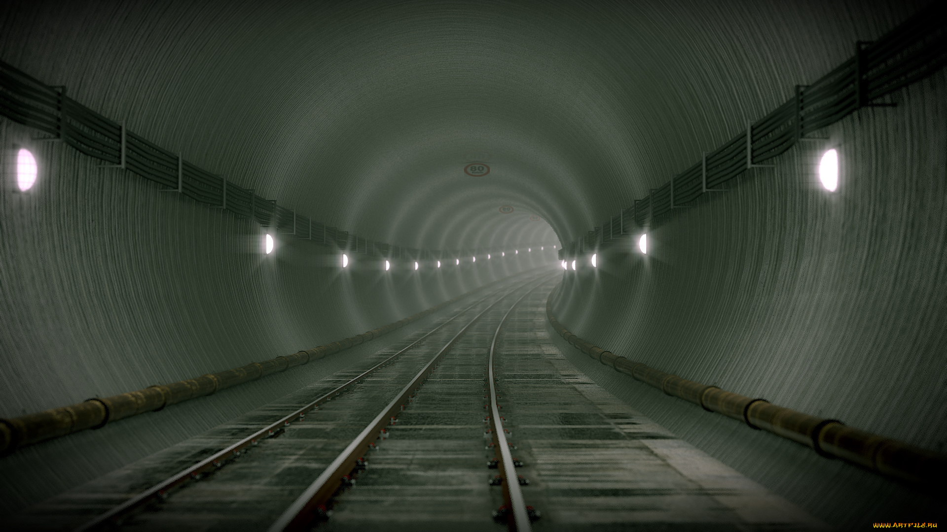 техника, метро, подземка, тоннель