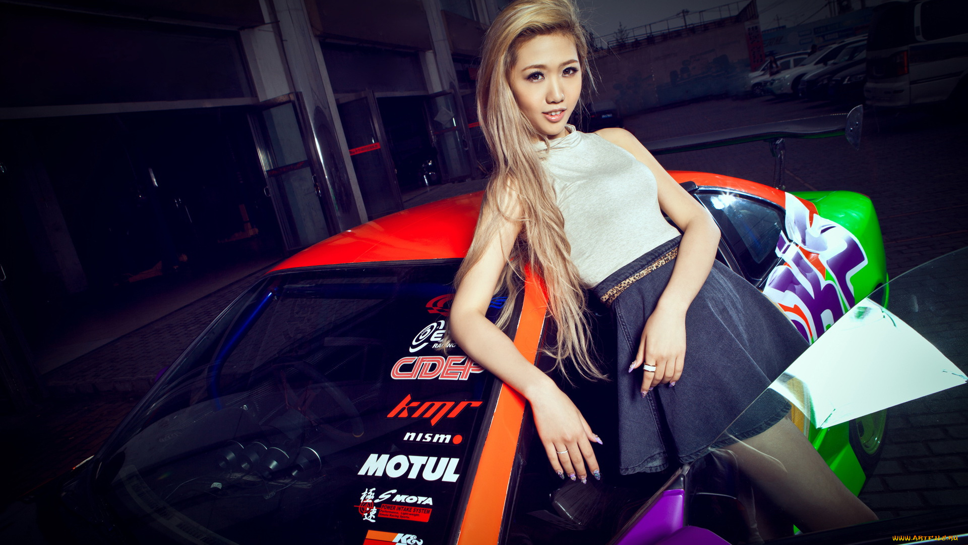 автомобили, авто, девушками, nissan, s15, девушка, азиатка