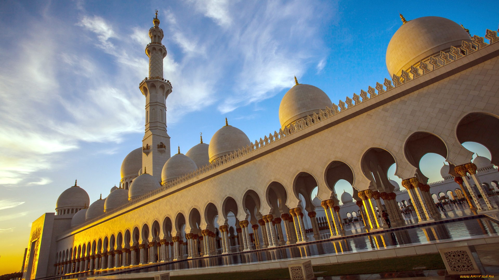 города, абу, даби, оаэ, мечеть, шейха, заида