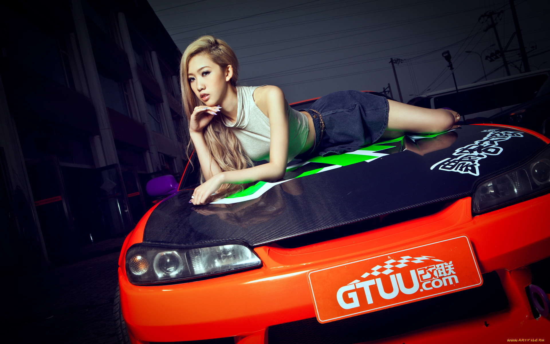 автомобили, авто, девушками, азиатка, девушка, nissan, s15