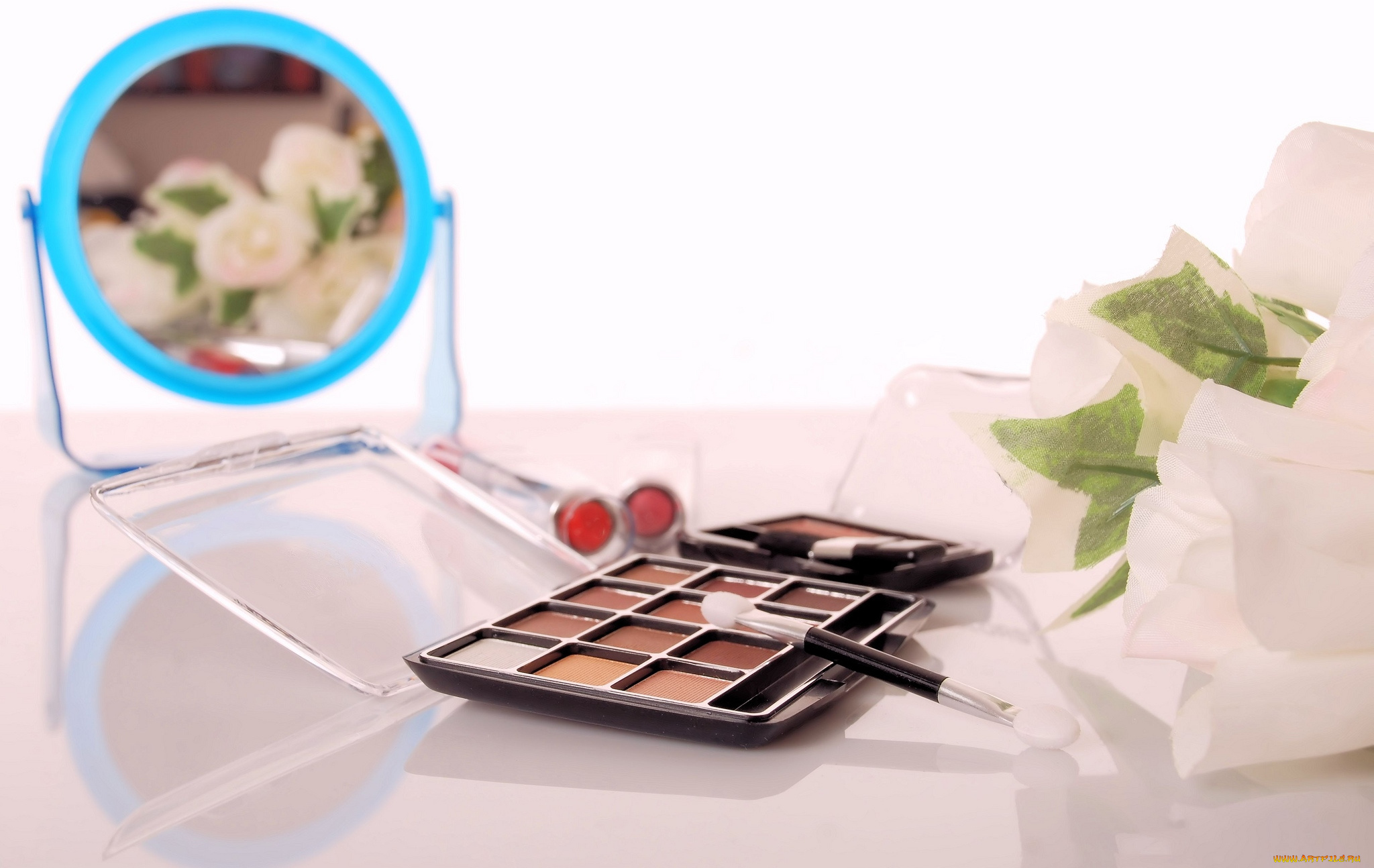 разное, косметика, духи, зеркало, тени