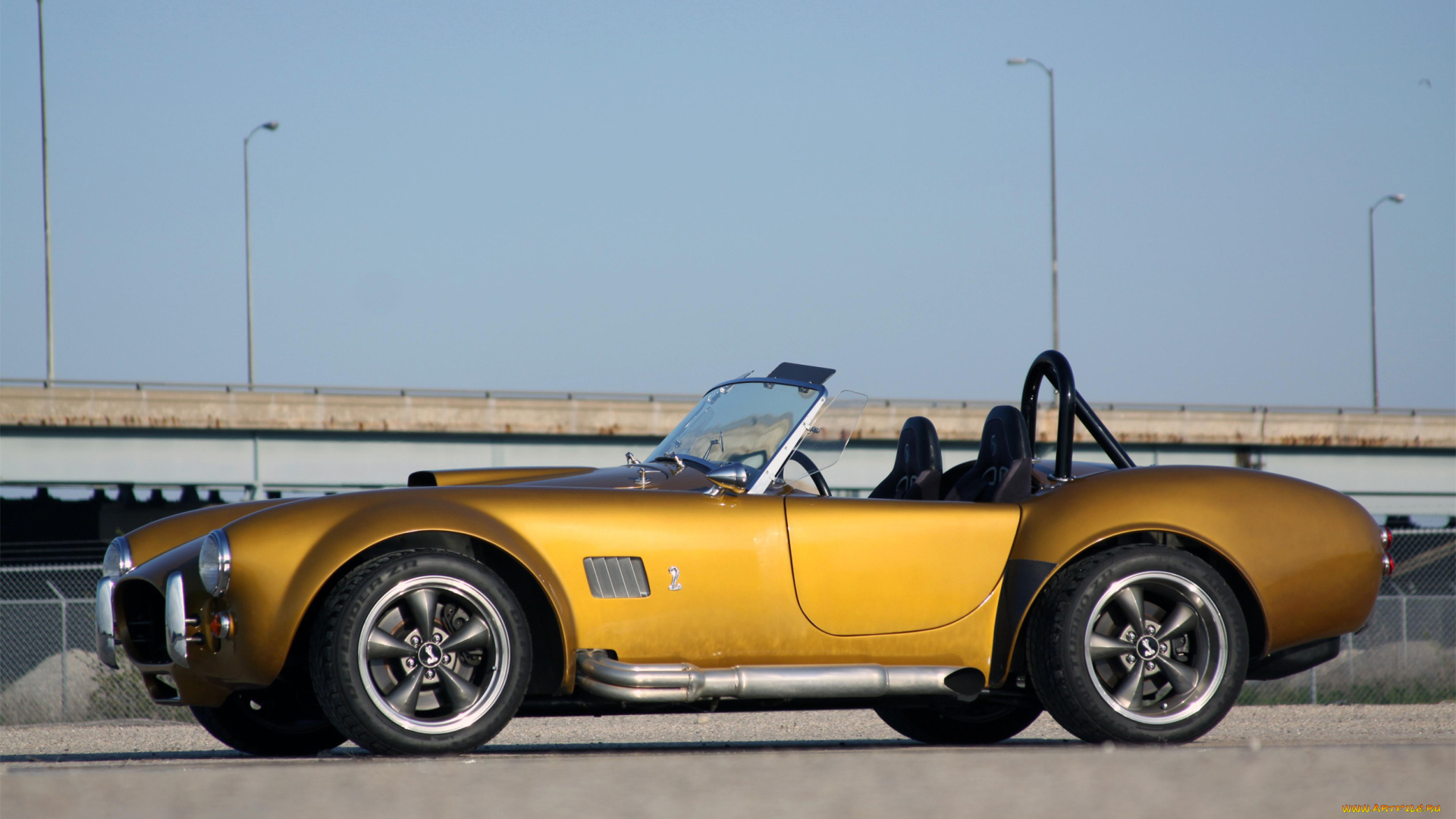 автомобили, ac, cobra, shelby, ac, cobra, speedster, gold