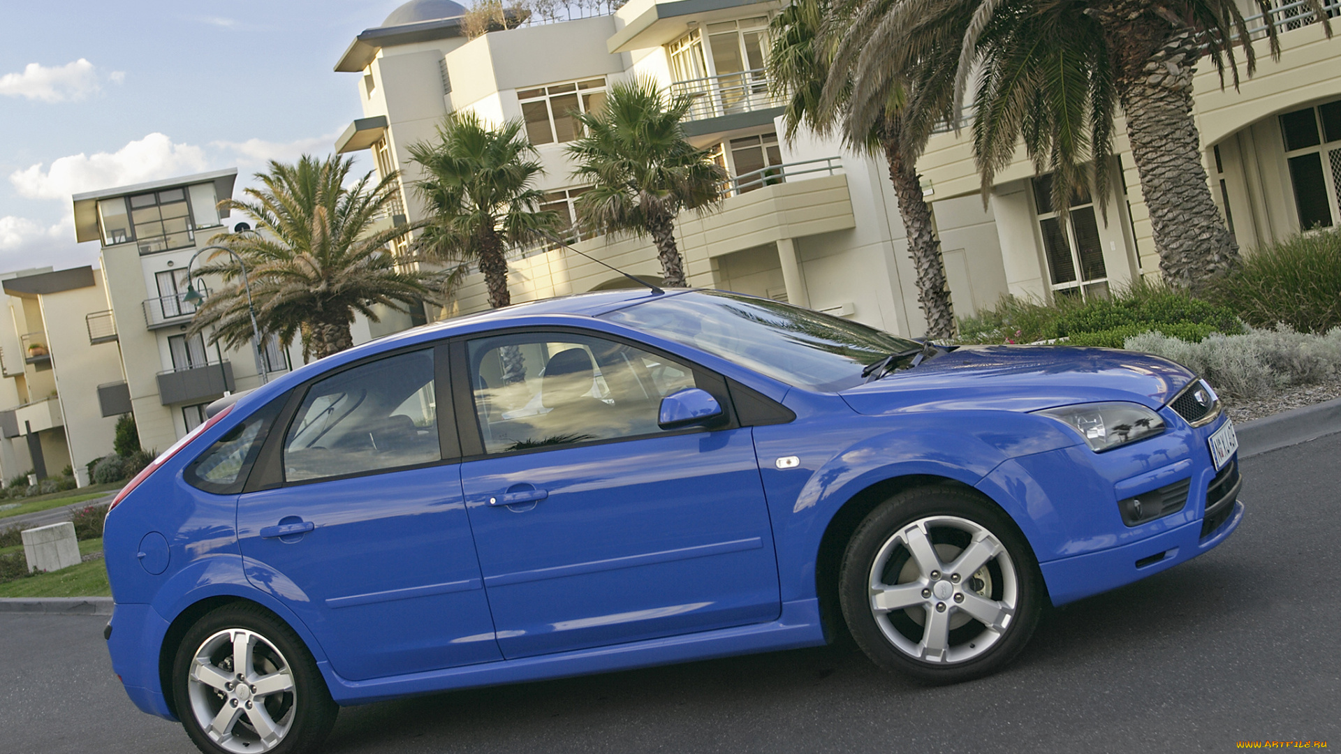 автомобили, ford, 5-door, focus, синий, au-spec, zetec