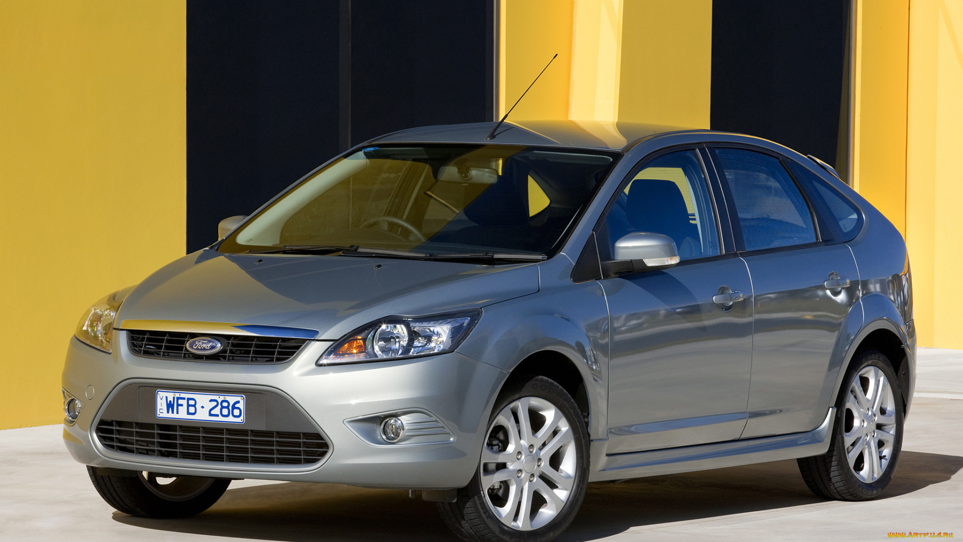 автомобили, ford, au-spec, 5-door, focus, серый